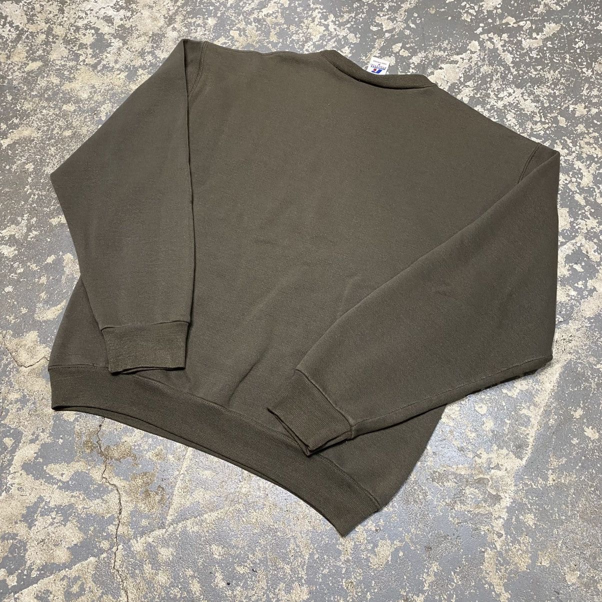 Russell Athletic × Vintage Vintage Russell Athletic Brown Blank Boxy Crewneck Hoodie Size US M / EU 48-50 / 2 - 7 Thumbnail