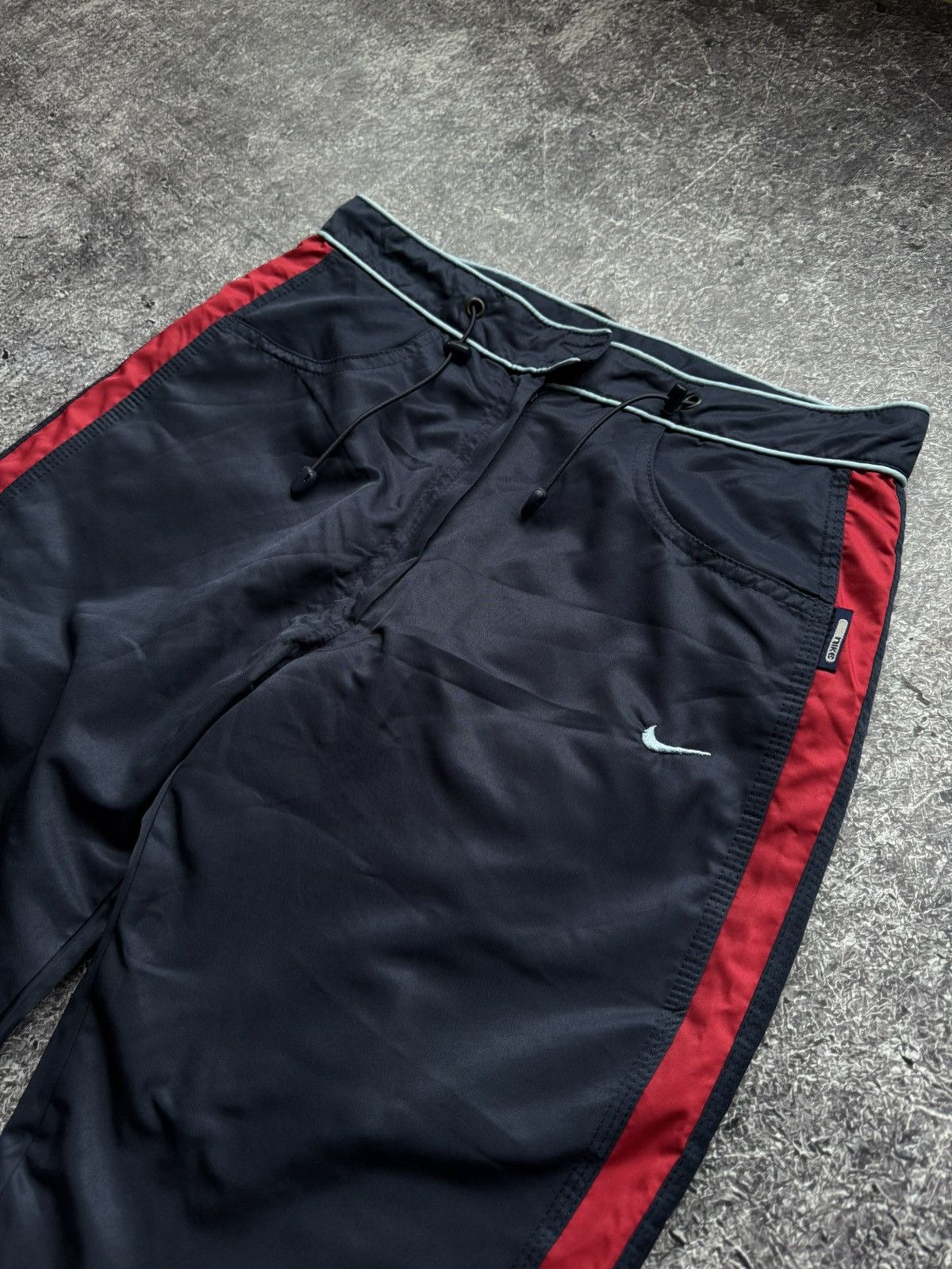 Nike × Vintage nike vintage nylon track pants Size 32" / US 10 / IT 46 - 2 Thumbnail