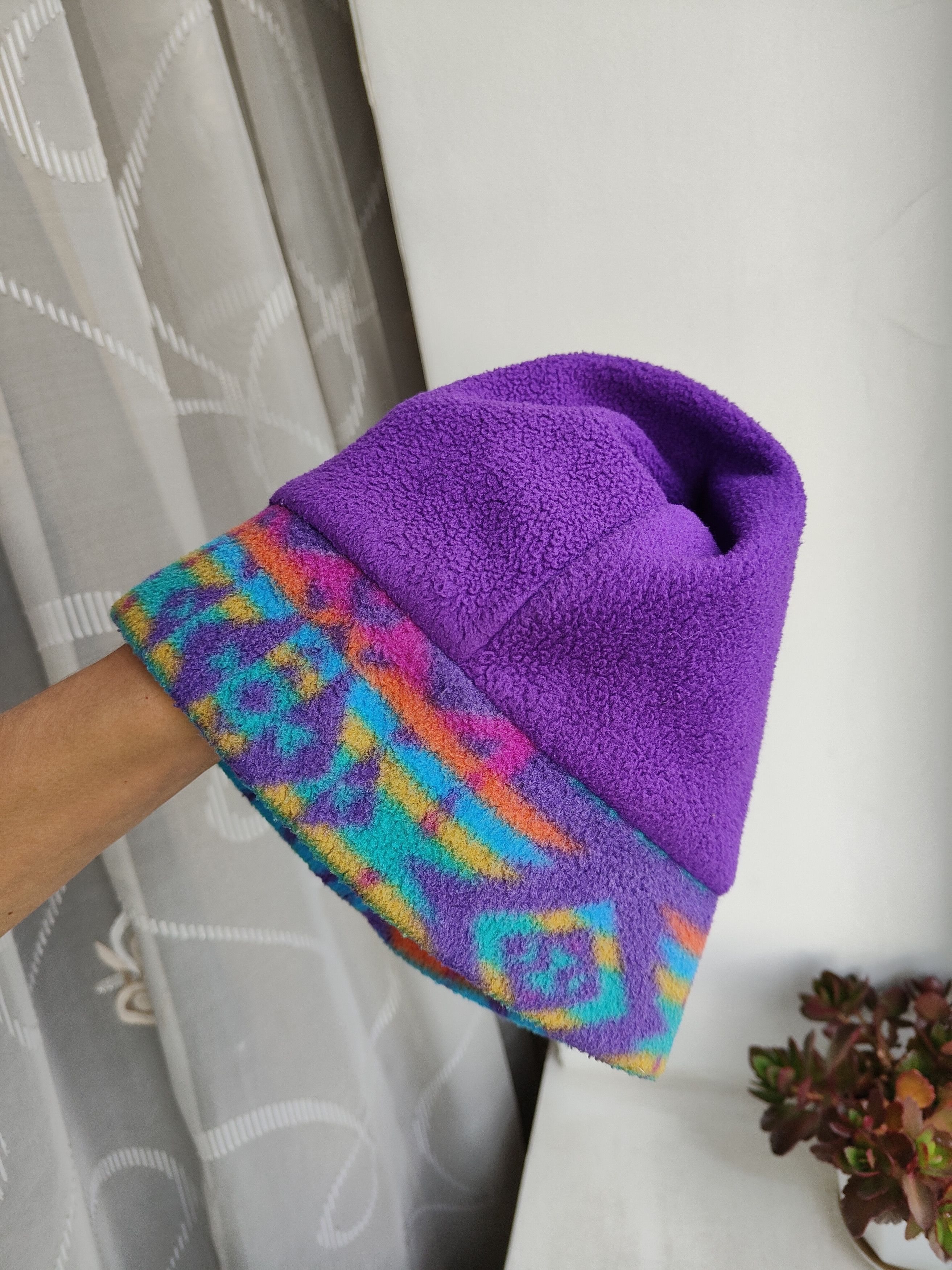 Polartec Vintage Polartec Series Zoo Ultra Rare 90s Fleece Hat Size ONE SIZE - 10 Thumbnail