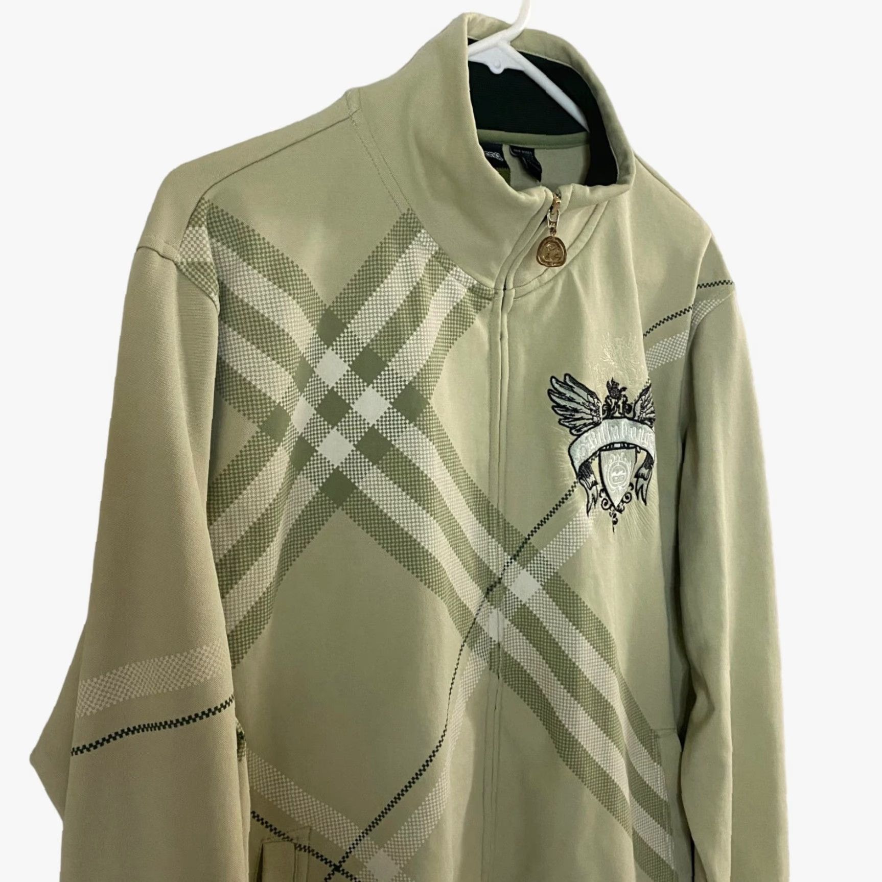 Billabong VINTAGE Billabong Y2K Track Jacket Mock Neck Full Zip Embroidered Green Mens Large L Size US L / EU 52-54 / 3 - 5 Thumbnail