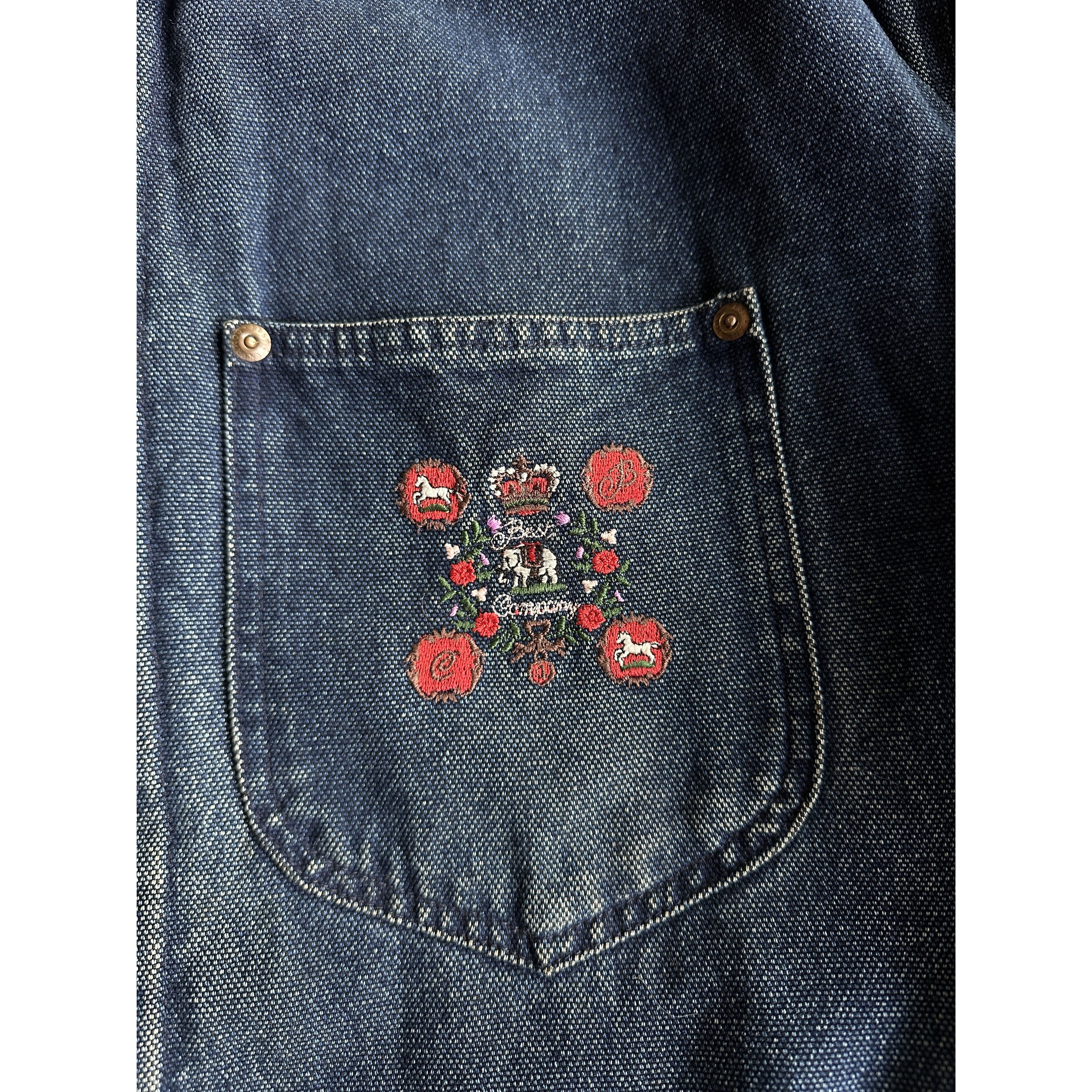 Massimo Osti Best Company Vintage Denim Workwear Coat Jacket 7968AC Size US XL / EU 56 / 4 - 5 Thumbnail