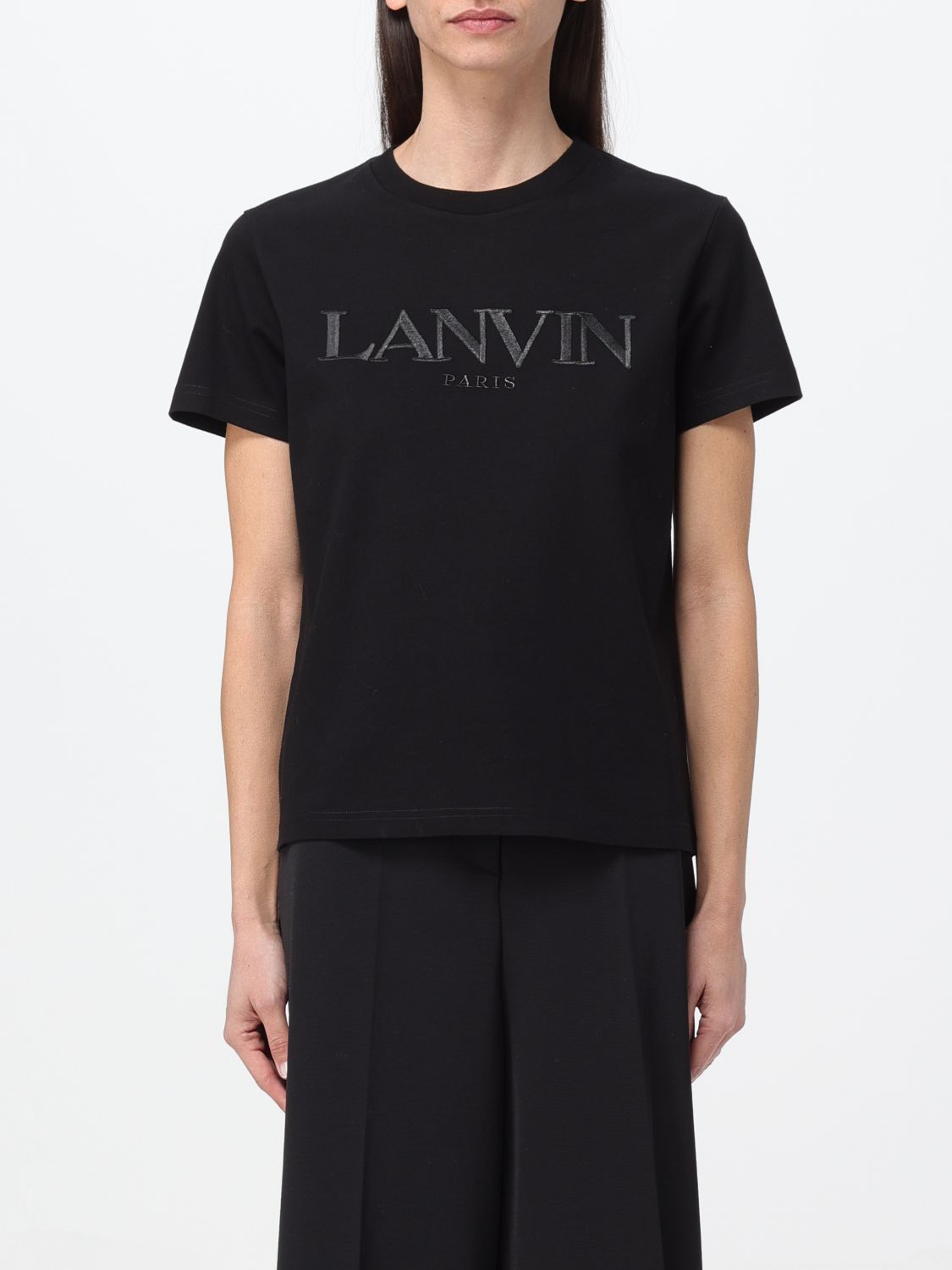 image of Lanvin T-Shirt Woman Black, Women's (Size Small)