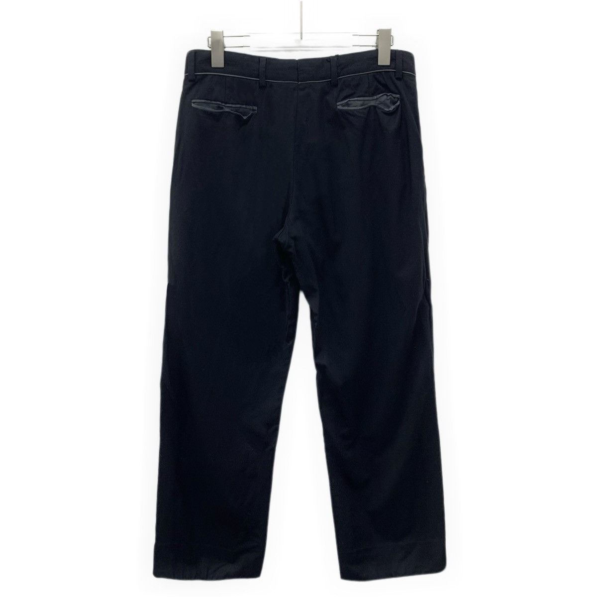 Armani Armani Black Wool Casual Pants K26WX Size US 34 / EU 50 - 2 Thumbnail