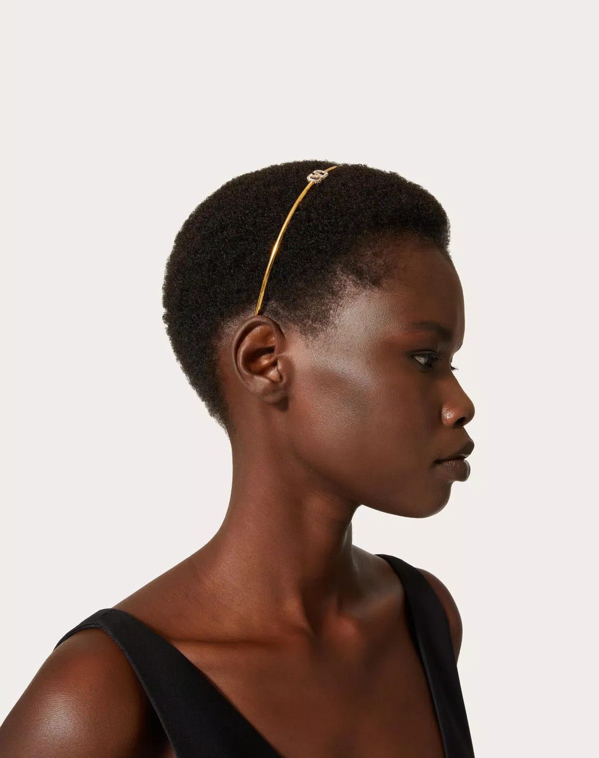 Valentino oc11z0725 Size:OS/Swarovski® Crystal Headband in Golden Size ONE SIZE - 5 Thumbnail