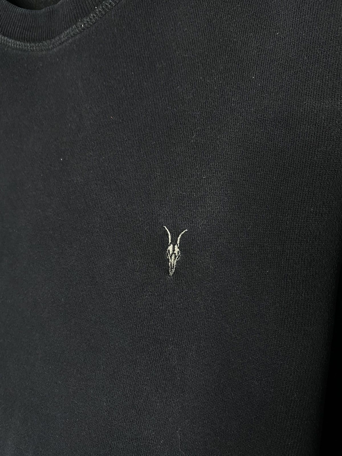 Allsaints × Vintage AllSaints Raven Crew Sweatshirt Pullover Long Sleeve Size US L / EU 52-54 / 3 - 4 Thumbnail