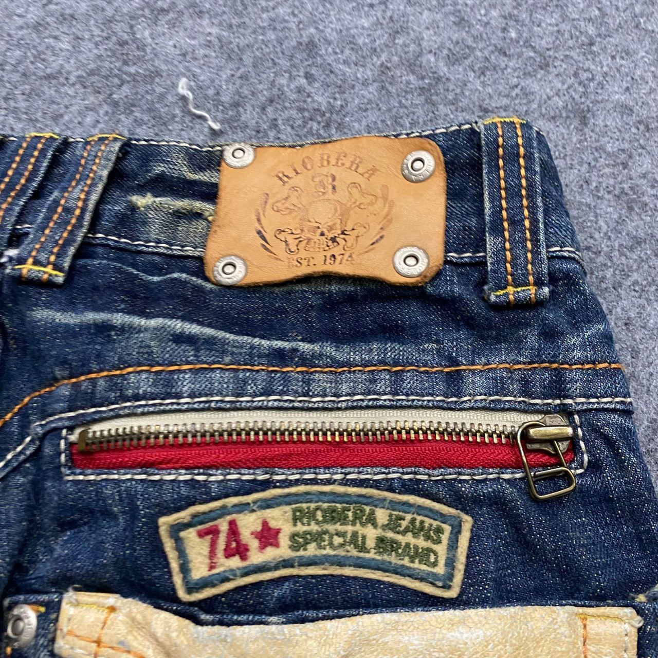 If Six Was Nine 💥Best Offer💥Vintage Riobera Jeans Distressed Denim Size US 30 / EU 46 - 10 Thumbnail