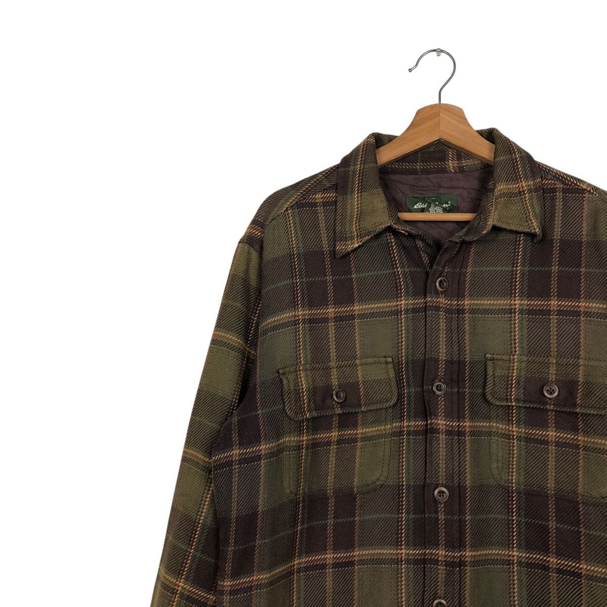 Flannel 📌Vintage Shirt Button Jacket Eddie Bauer Tartan Design Size US S / EU 44-46 / 1 - 6 Thumbnail