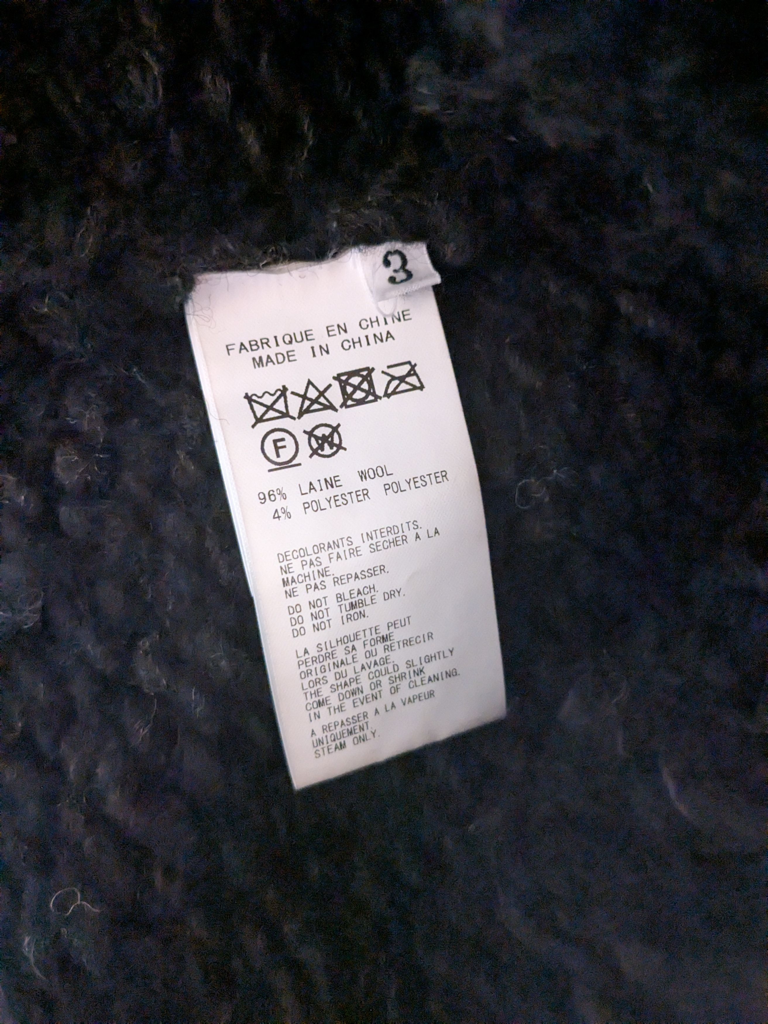 Yohji Yamamoto AW20 Distressed Henley Knit Size US L / EU 52-54 / 3 - 5 Thumbnail