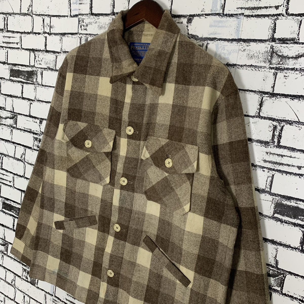 Pendleton Vintage Pendleton American Clothing Wool Button Up Shirt Size US M / EU 48-50 / 2 - 3 Thumbnail