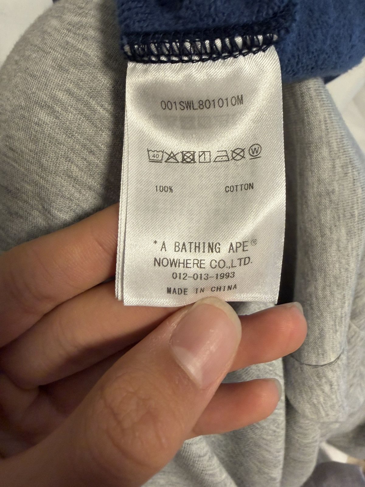 Bape Blue bape camo pattern sweatshirt Size US L / EU 52-54 / 3 - 7 Thumbnail