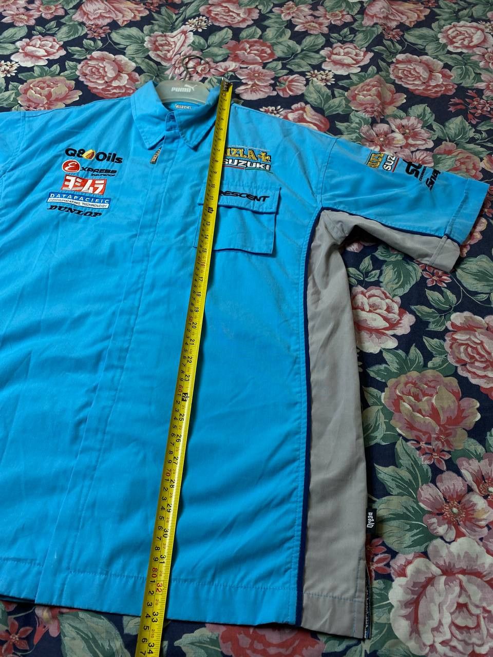 Vintage Vintage Rizla Suzuki Sponsor Big Logo Racing Team Motorsport Size US XL / EU 56 / 4 - 9 Thumbnail