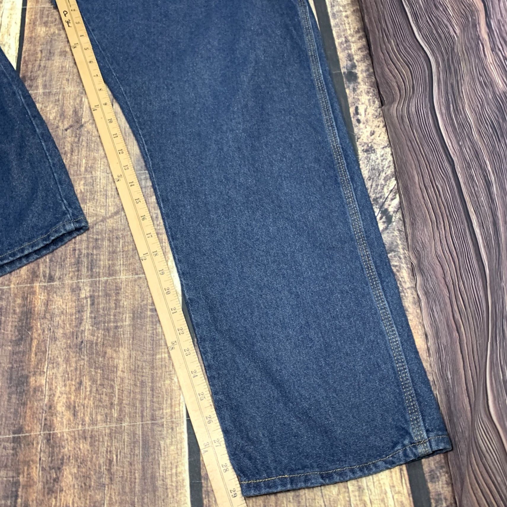 Red Kap Red Kap Carpenter Blue Jeans Mens Size 42 x 30 Pants Workwear Hammer Loop Pocket Jeans Mens Regular 42 Blue Size US 42 / EU 58 - 2 Thumbnail