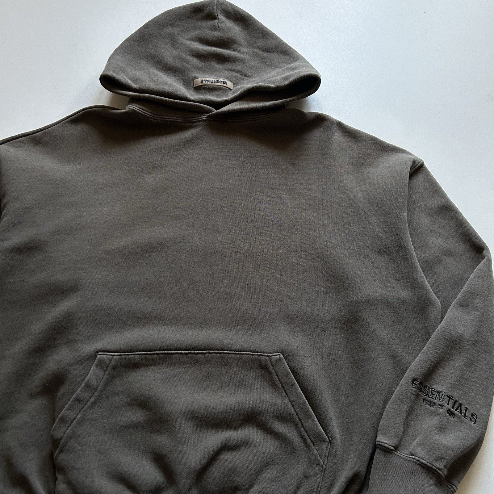 Fear of God Fear Of God Essentials Hoodie Brown Medium Relaxed Fit Rare Size US M / EU 48-50 / 2 - 2 Thumbnail