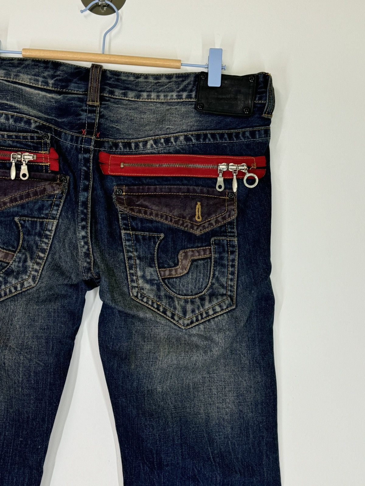 If Six Was Nine × Tornado Mart × semanticdesign Flare Zipper Pocket SEMANTIC DESIGN Boot Cut Denim Size US 34 / EU 50 - 10 Thumbnail