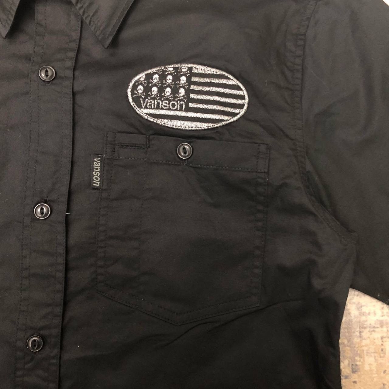 Vanson Leathers T536. VANSON SKULL RACING TEAM SHIRTS Size US M / EU 48-50 / 2 - 6 Thumbnail
