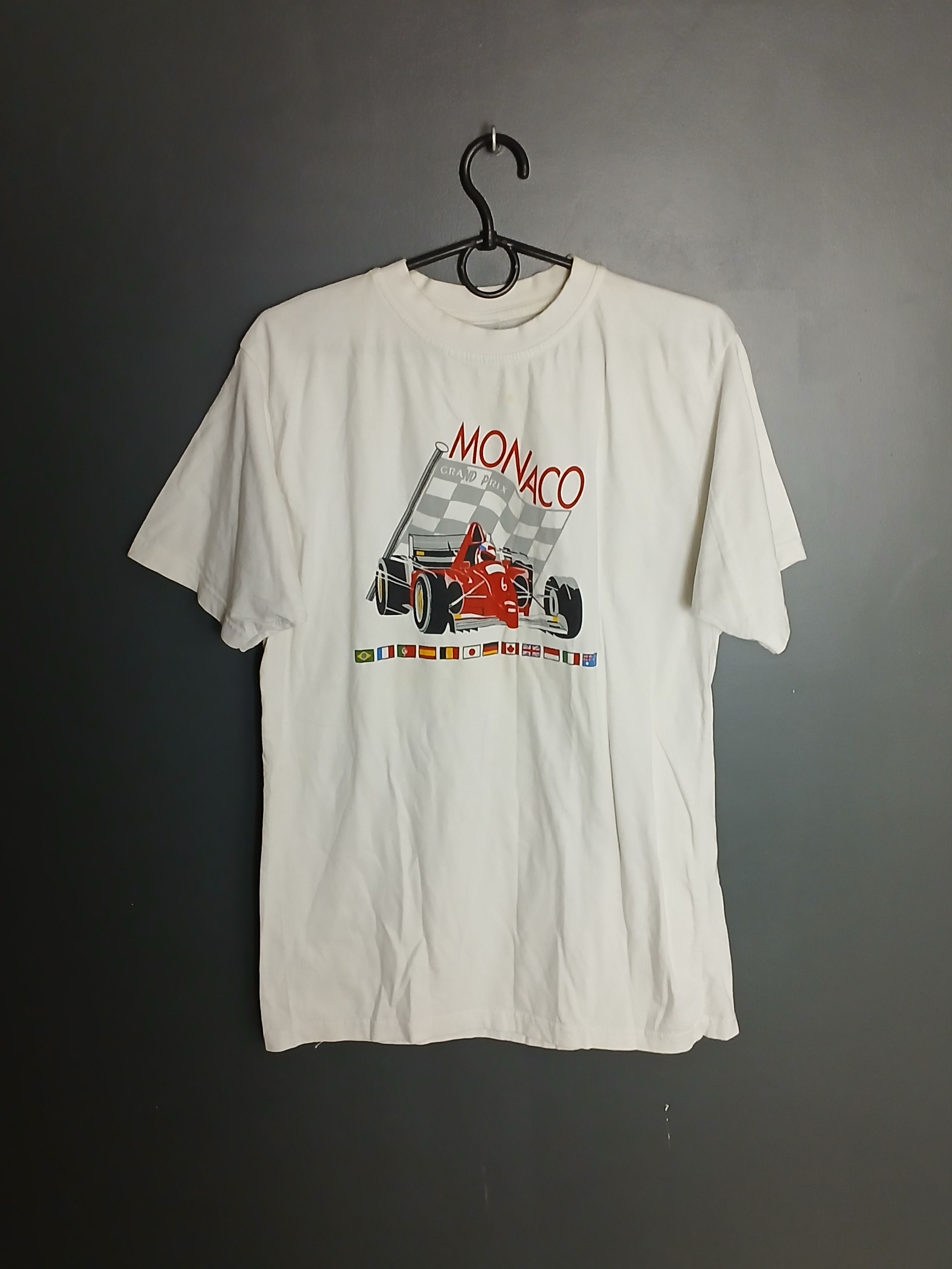 Formula 1 × Vintage Vintage Formula 1 Monaco Grand Prix Racing T-Shirt Size US M / EU 48-50 / 2 - 1 Thumbnail