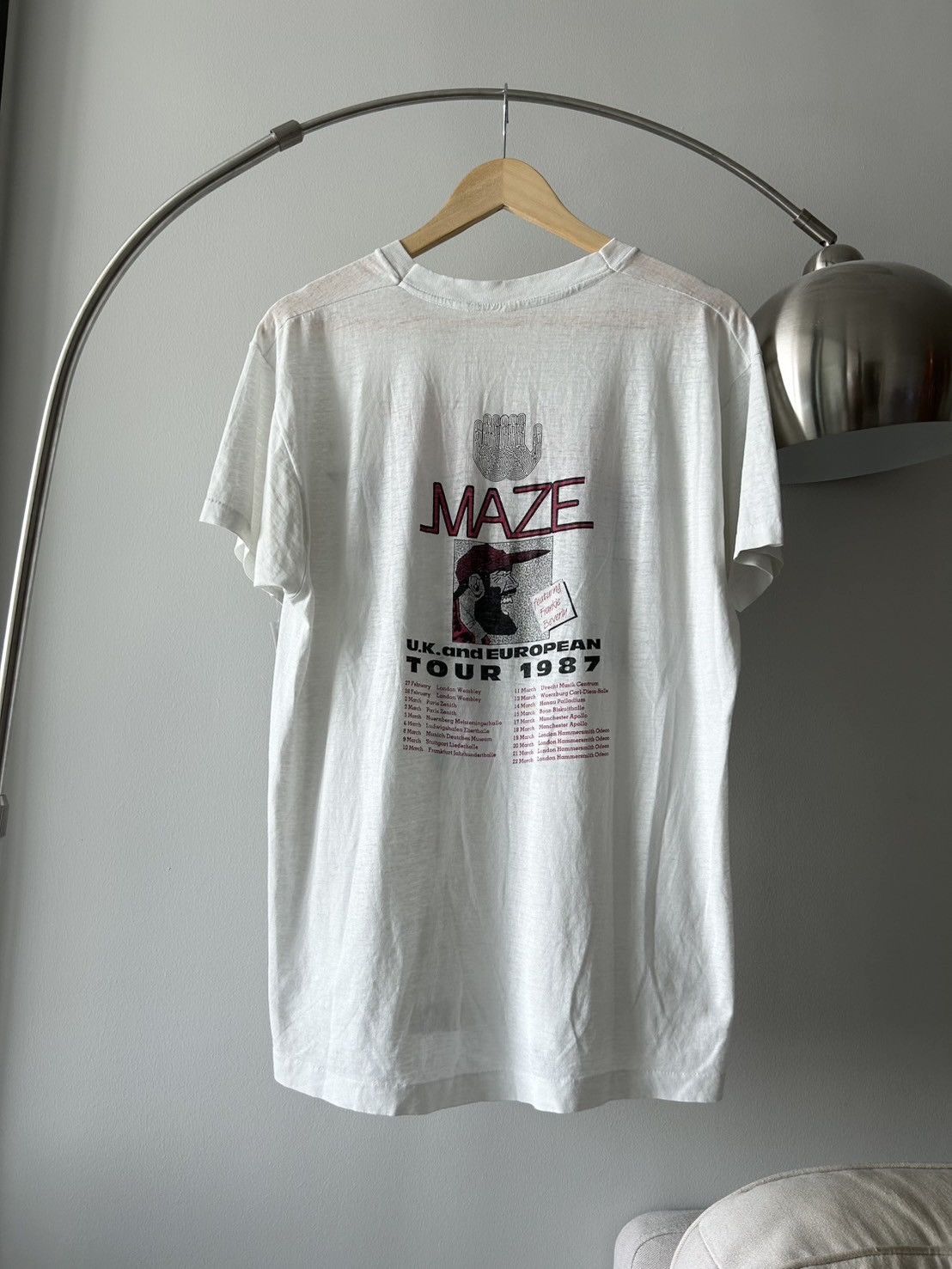 Vintage Maze Featuring Frankie Beverly 80s Size US L / EU 52-54 / 3 - 3 Thumbnail