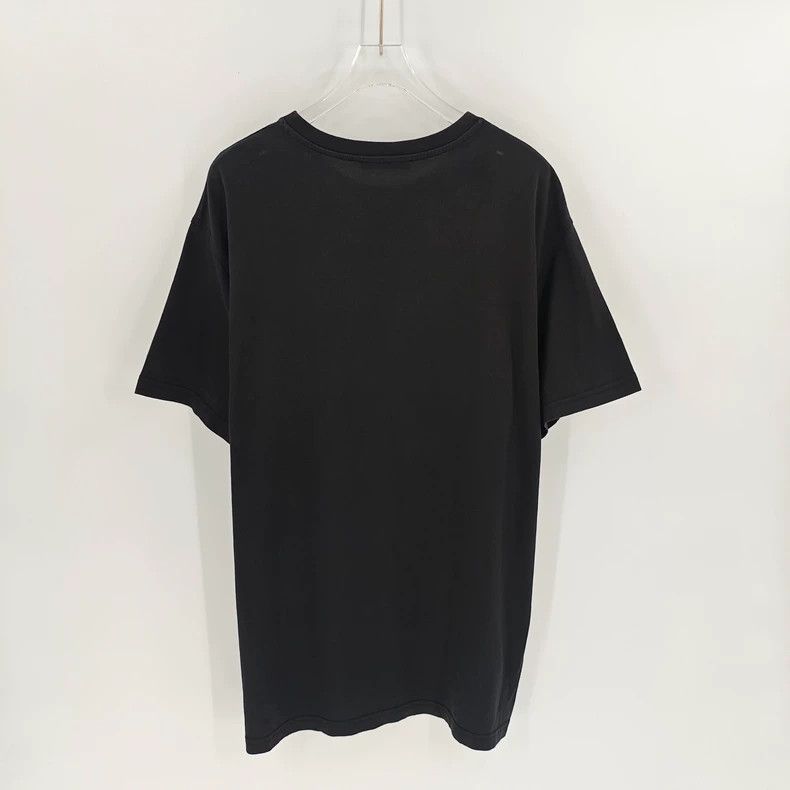 Givenchy Givenchy Black Front Floral Letter Printed Short Sleeve Size US L / EU 52-54 / 3 - 2 Thumbnail