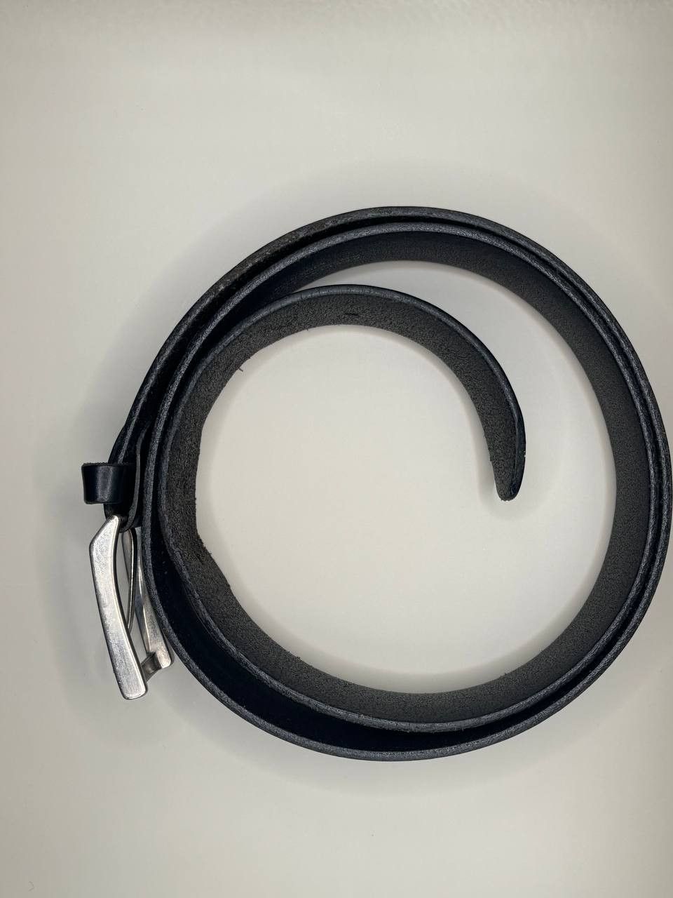 Vintage Marco Celli Genuine Leather Belt - Made in Italy - Black Size 40 - 2 Thumbnail