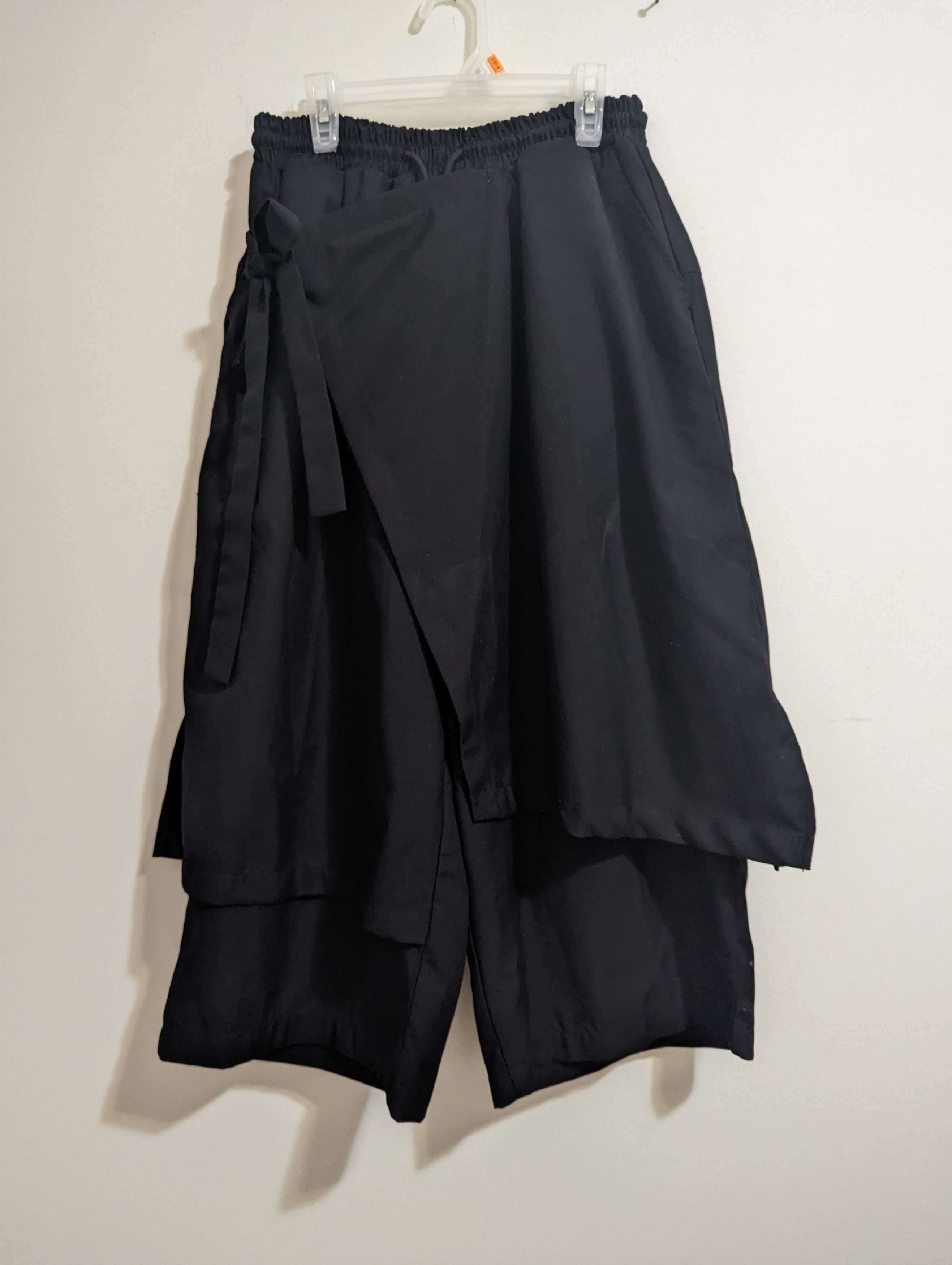 Y's Yohji Yamamoto Culottes Slacks Switching Pants Bottoms YJ-P04-500 black 1