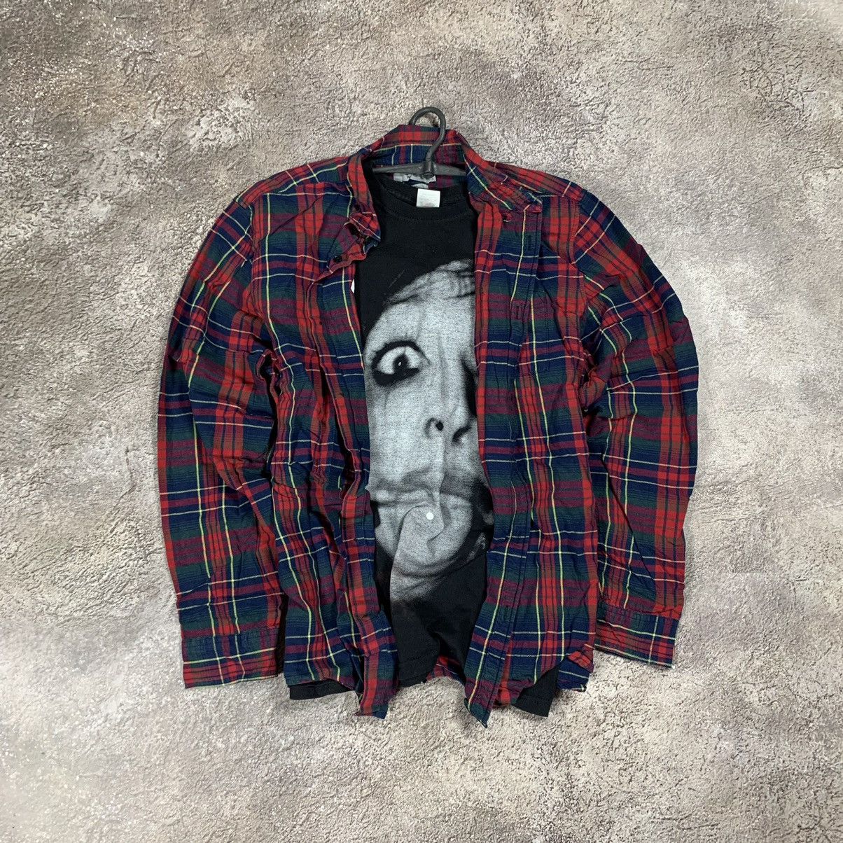 Vintage Vintage 90s Y2K Grunge Graphic Shirt Plaid Oversized XL Size US XL / EU 56 / 4 - 1 Thumbnail