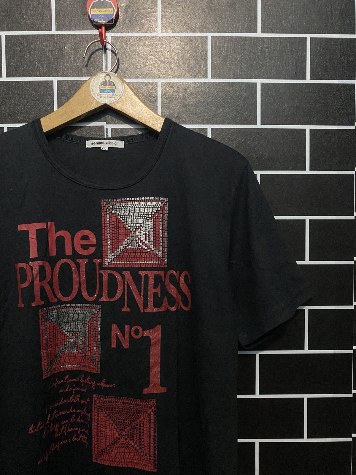 semanticdesign Semanticdesign the proudness tshirt japanese brand Size US L / EU 52-54 / 3 - 2 Thumbnail