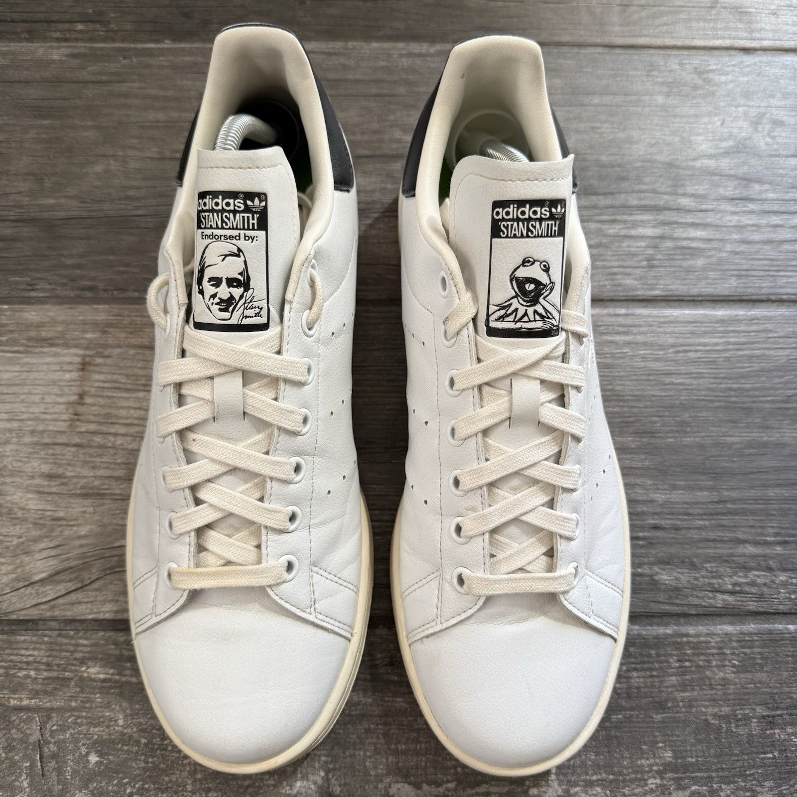 Adidas ADIDAS STAN SMITH DISNEY KERMIT THE FROG WHITE SNEAKERS GX95 Size US 10 / EU 43 - 4 Thumbnail