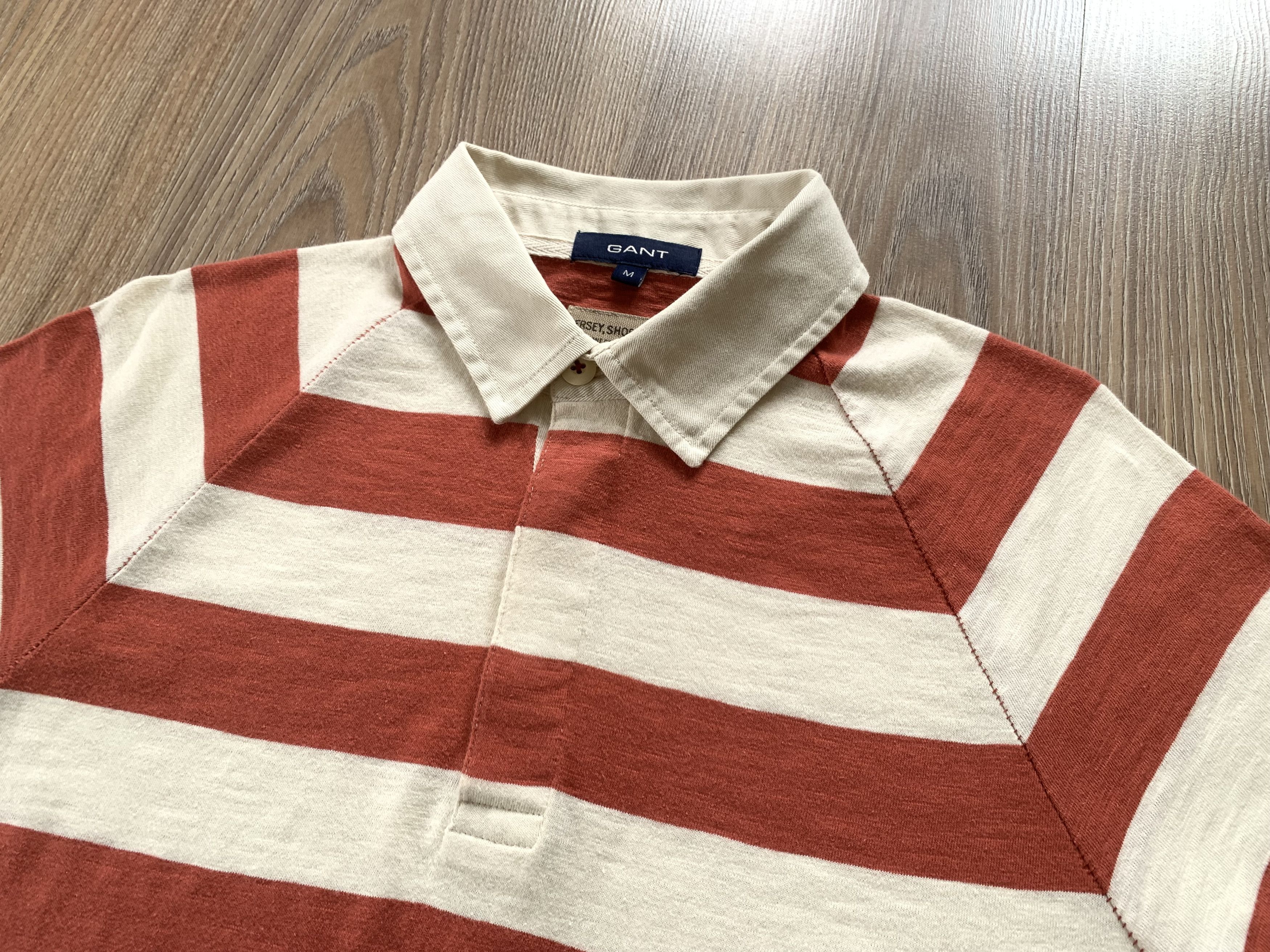 Gant Gant Stripe Cotton Polo Size US M / EU 48-50 / 2 - 4 Thumbnail