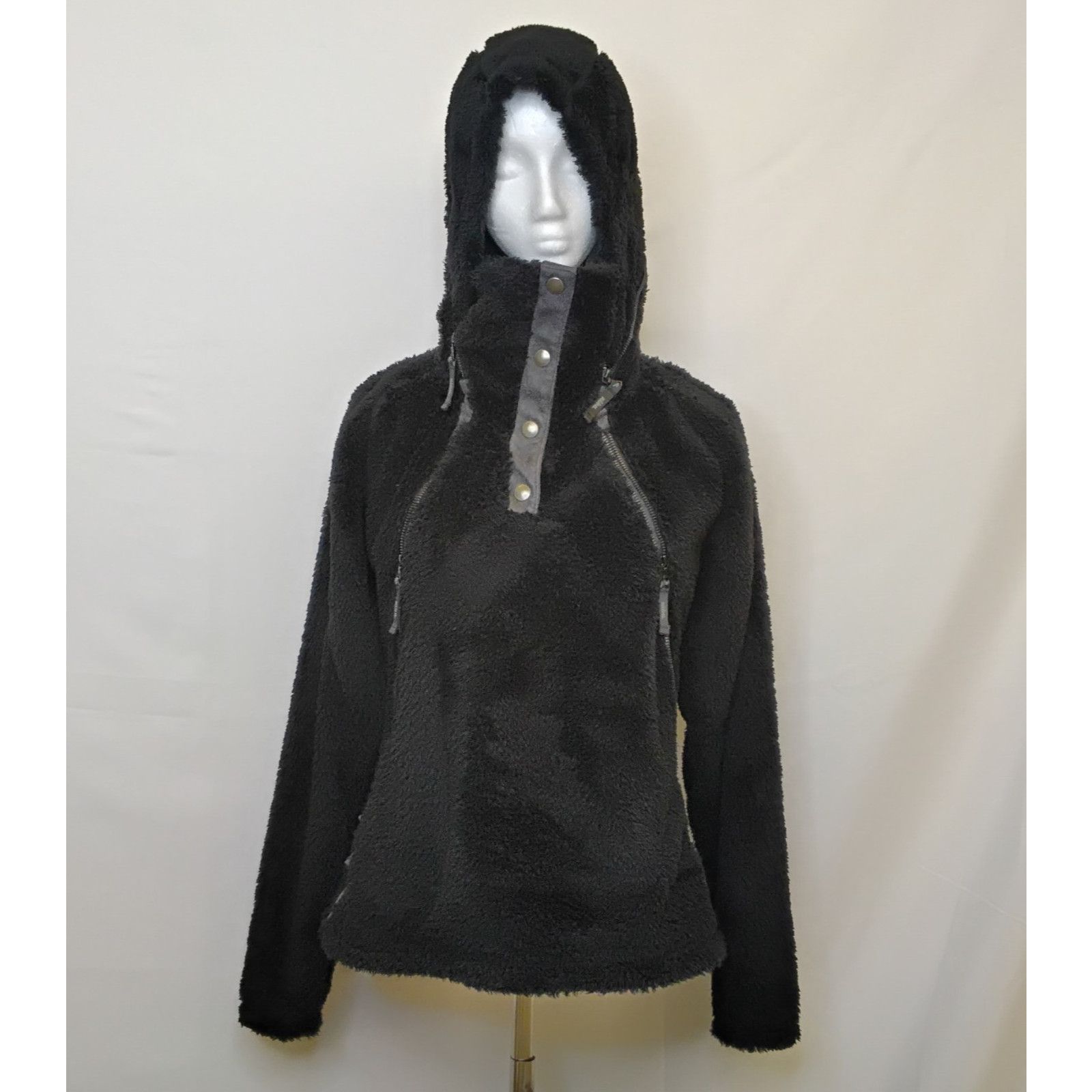 Kuhl Kuhl Flight Pullover Fleece Jacket Women's M Black 1/4 Snap Size M / US 6-8 / IT 42-44 - 2 Thumbnail