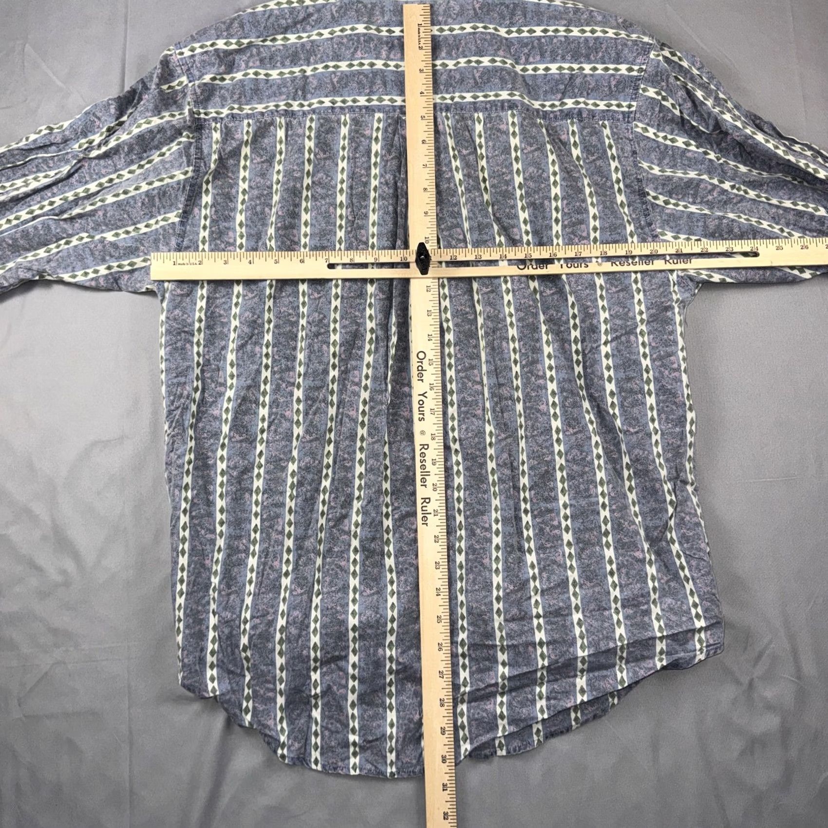 The Territory Ahead VINTAGE The Territory Ahead Shirt Mens L Blue Stripe Button Front Casual Size US L / EU 52-54 / 3 - 7 Thumbnail