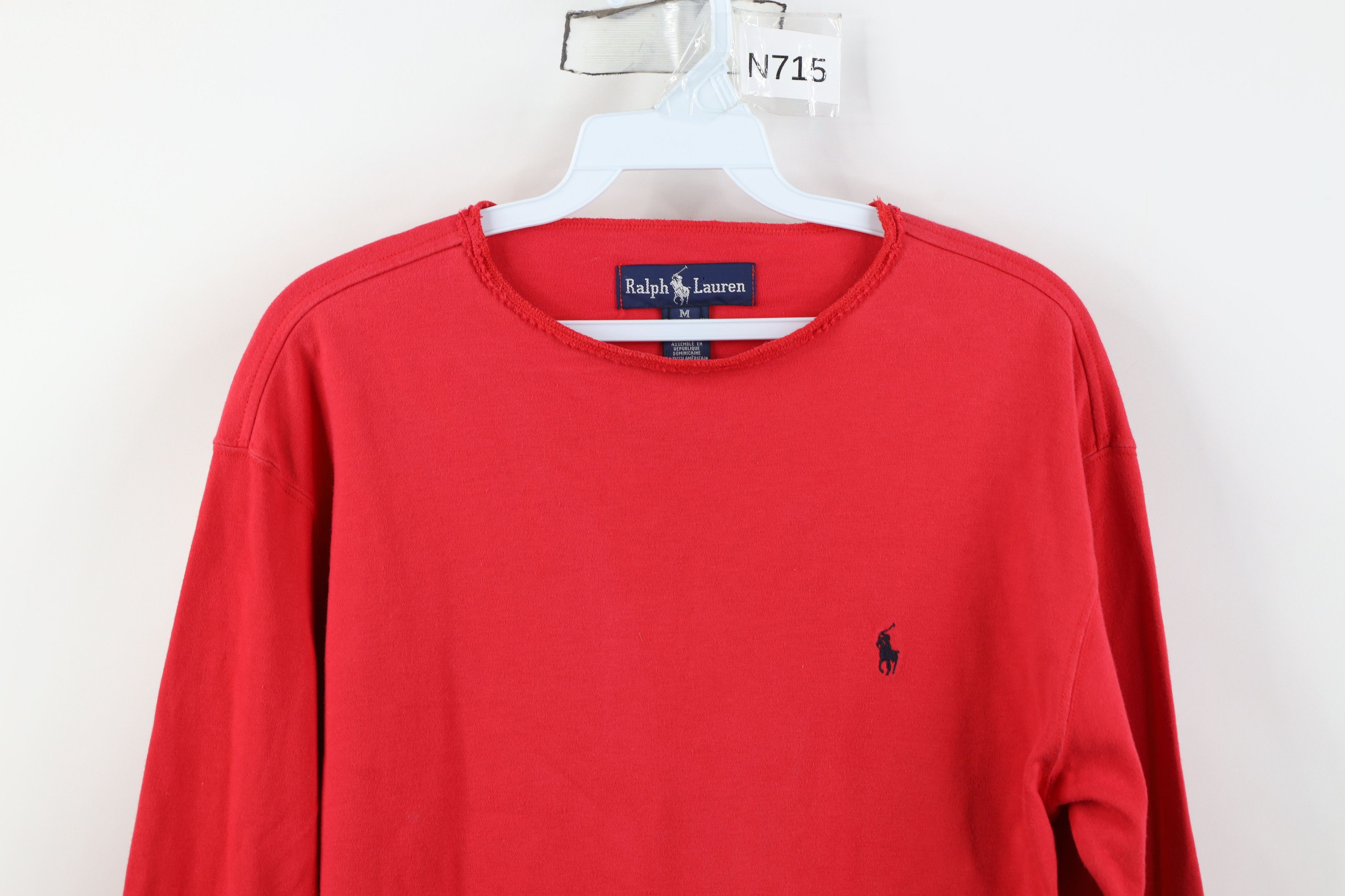 Ralph Lauren Vintage 80s 90s Ralph Lauren Collar Long Sleeve T-Shirt Size M / US 6-8 / IT 42-44 - 2 Thumbnail
