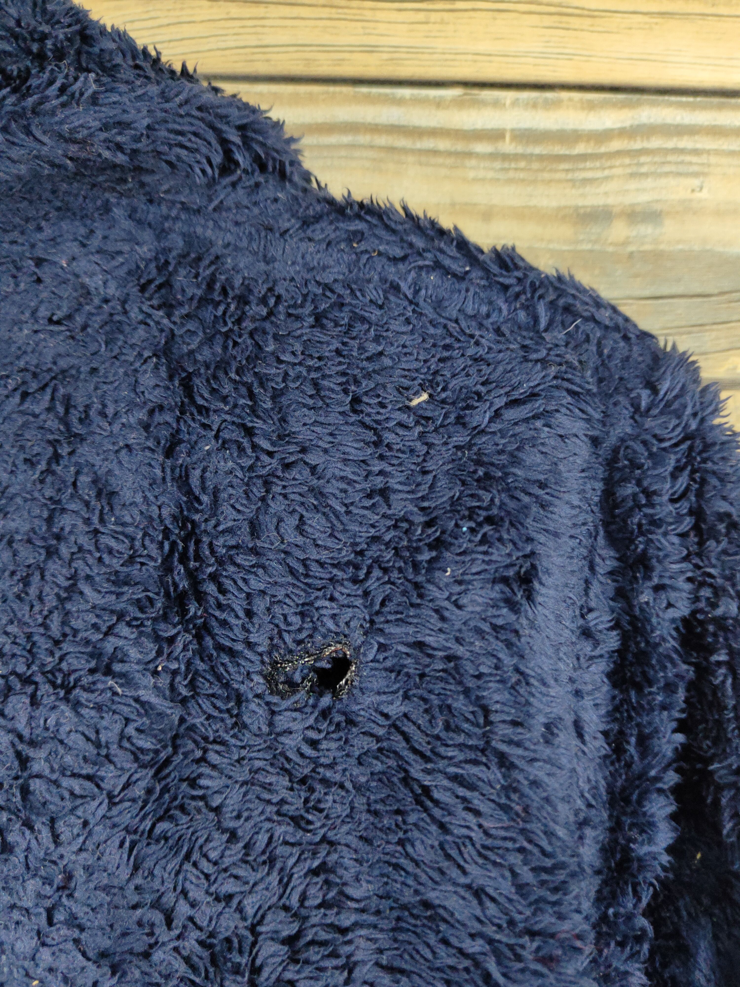 Japanese Brand Uniqlo Navy Fur Faux fleece Sweaters #W2056 Size US S / EU 44-46 / 1 - 9 Thumbnail