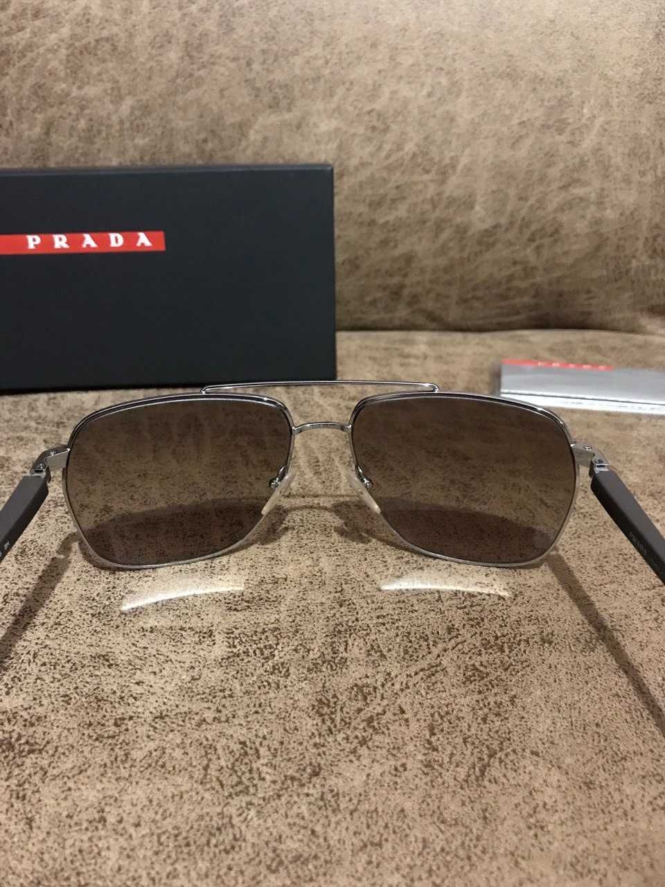 Prada Prada SPS 55V Aviator Sunglasses Size ONE SIZE - 5 Thumbnail