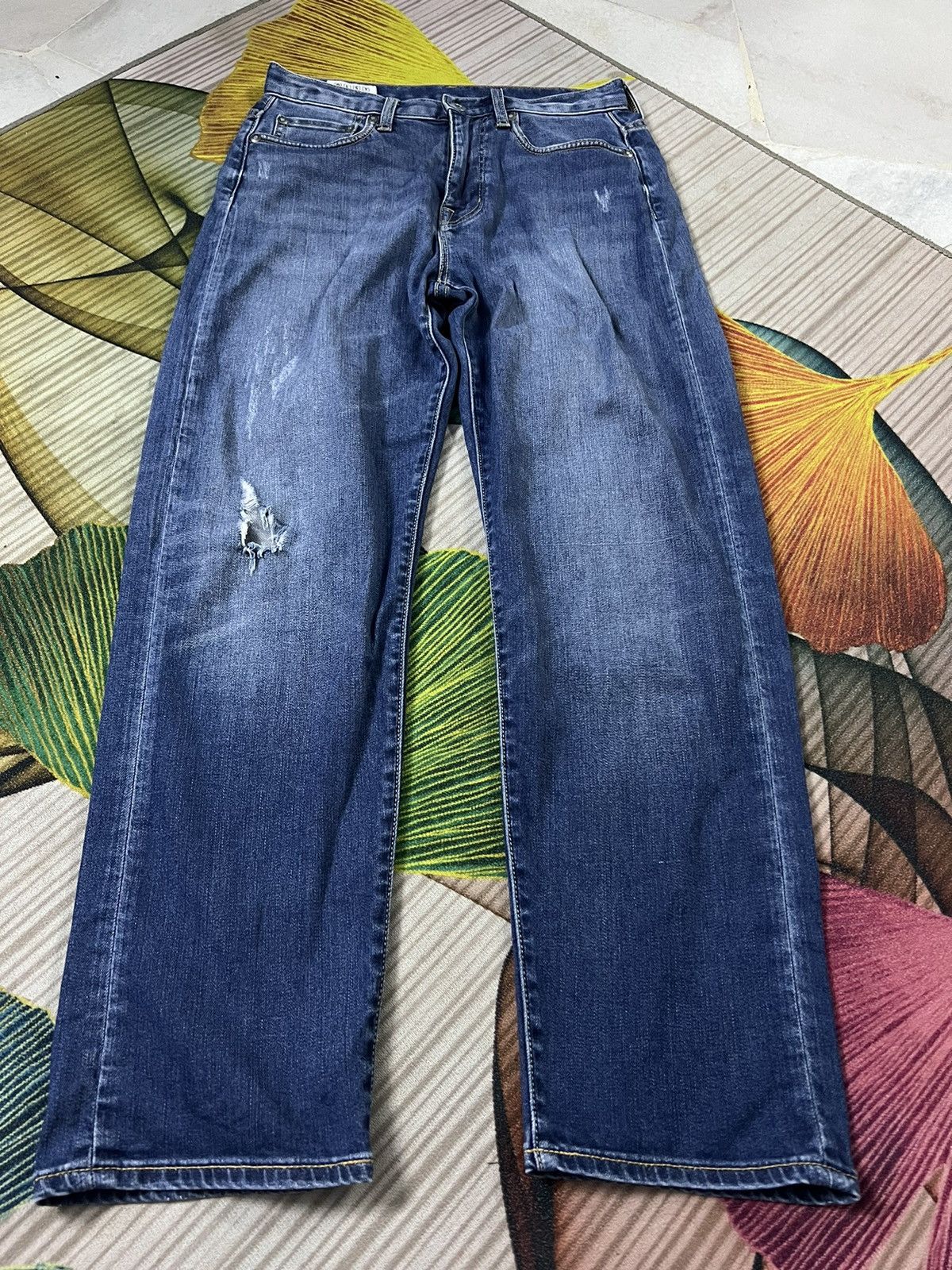 Designer × Issey Miyake × Japanese Brand P.L.S.T Issey Miyake Distressed Jeans Size US 26 / EU 42 - 1 Thumbnail