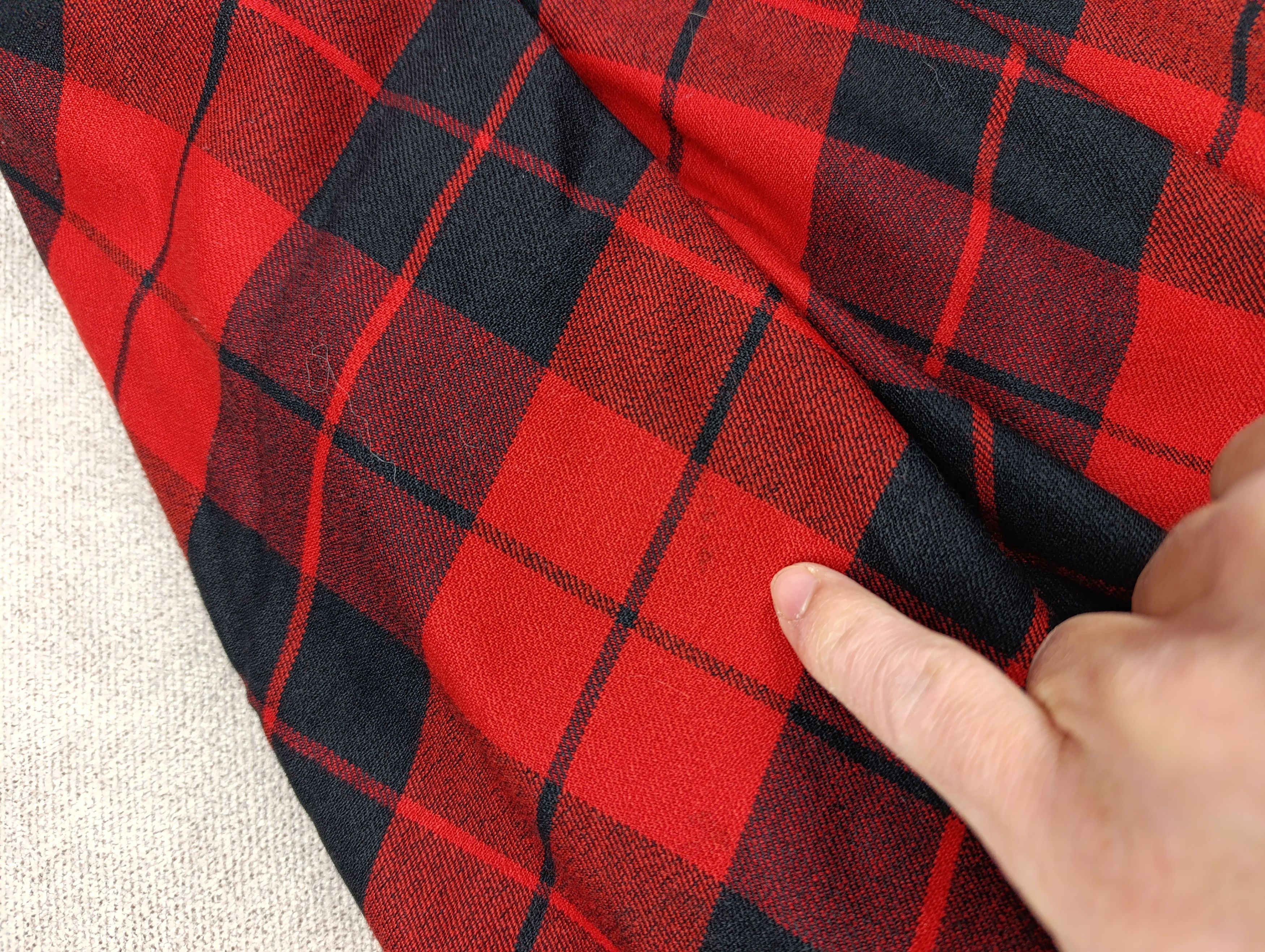 Dolce & Gabbana DOLCE & GABBANA D&G RED PLAID PANNIER WOOL MINI SKIRT WOMENS Size 27" / US 4 / IT 40 - 7 Thumbnail