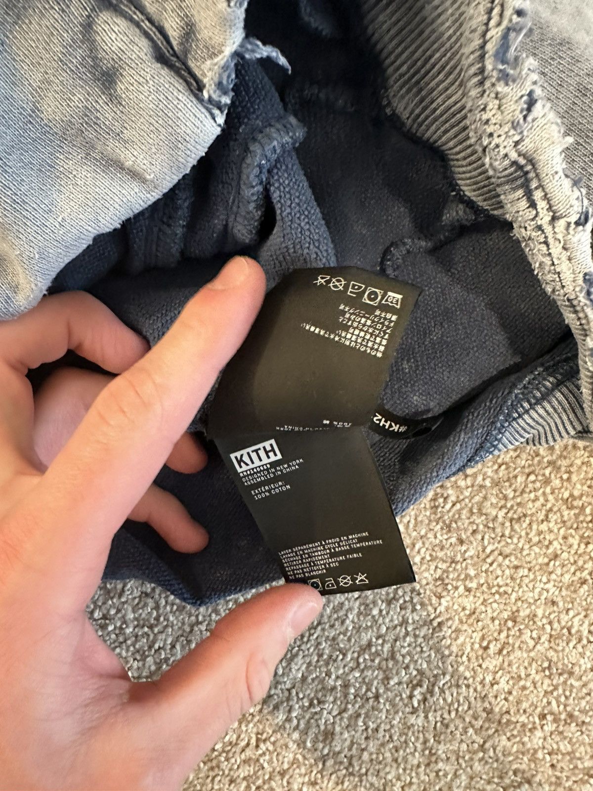 Kith Kith Double Pocket Hoodie Medium Indigo Size US M / EU 48-50 / 2 - 6 Thumbnail