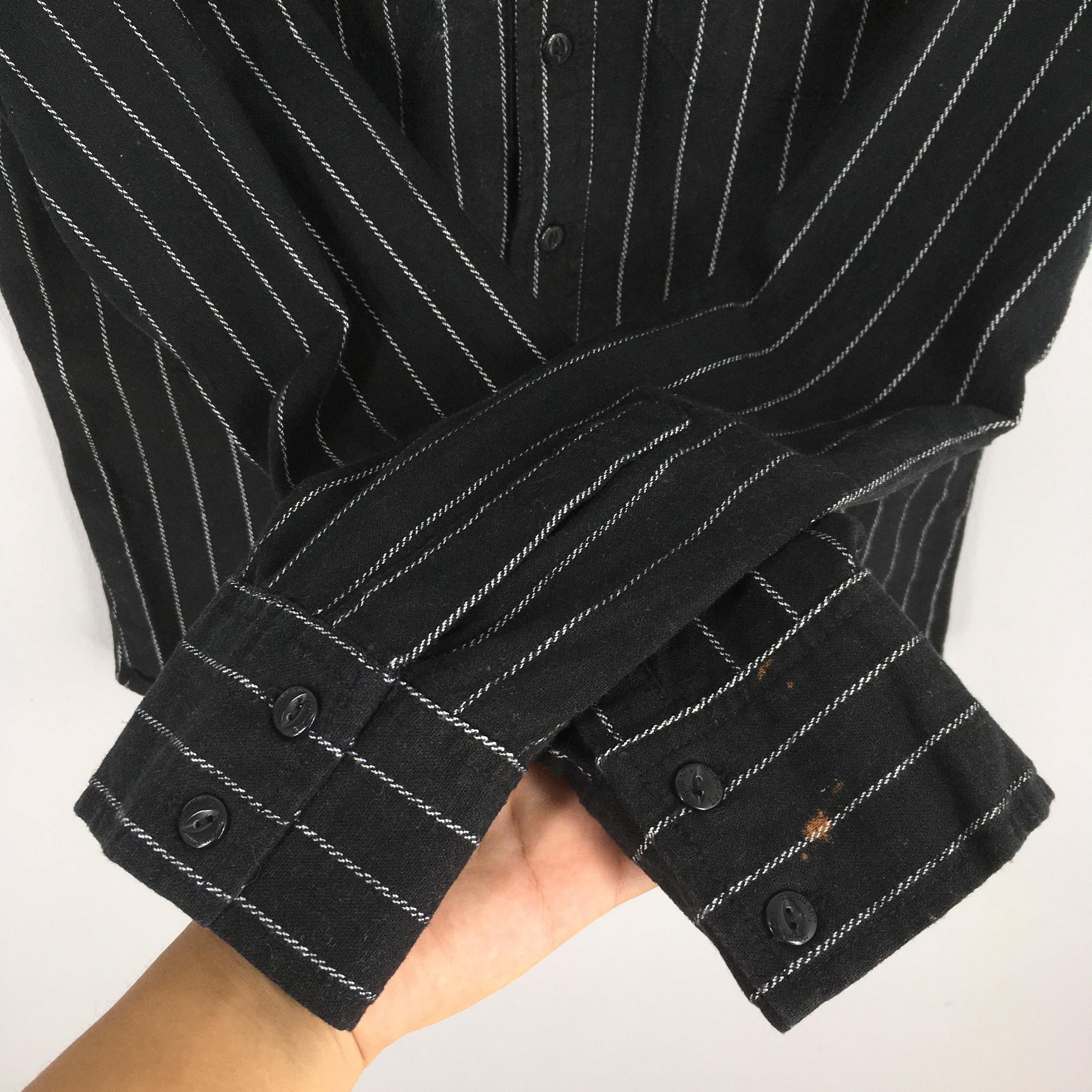 A&G Rock × Flannel Vintage Luv Maison Black Wabash Stripes Shirt Small Size US S / EU 44-46 / 1 - 4 Thumbnail