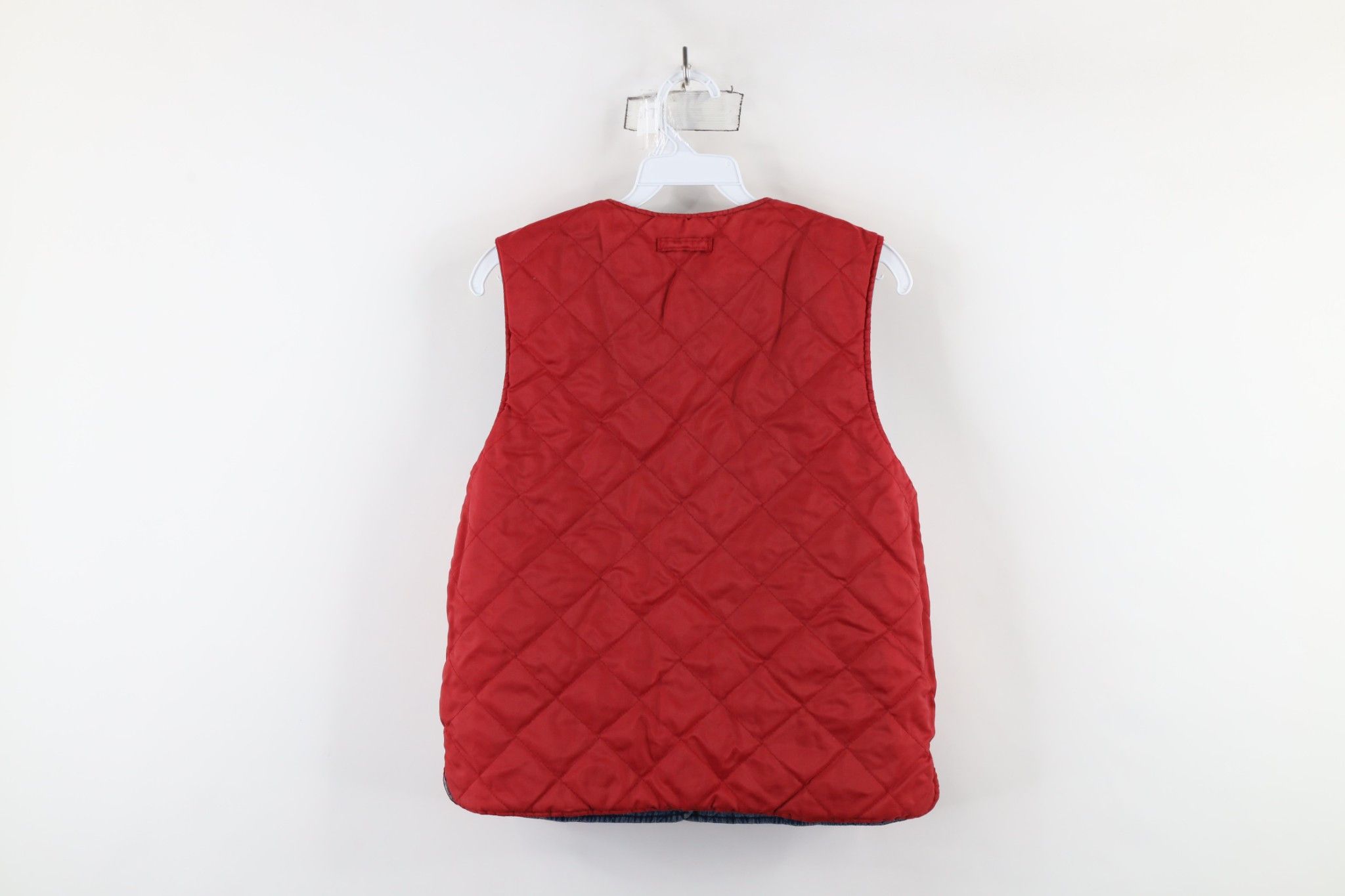 Vintage Vintage 90s Streetwear Reversible Quilted Denim Vest Jacket Size S / US 4 / IT 40 - 19 Thumbnail