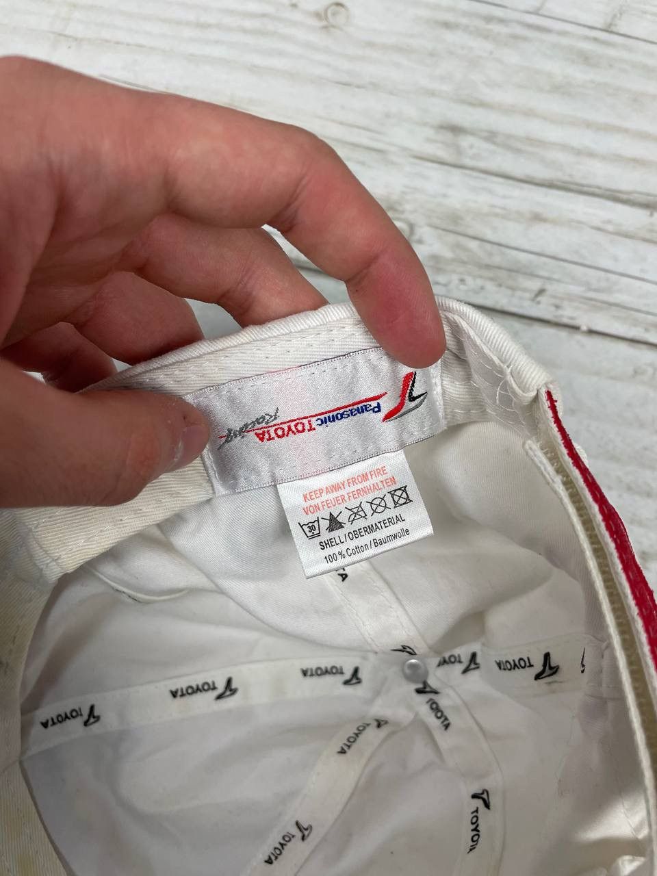 Formula 1 Vintage Panasonic Toyota Racing Cap F1 Size ONE SIZE - 7 Thumbnail