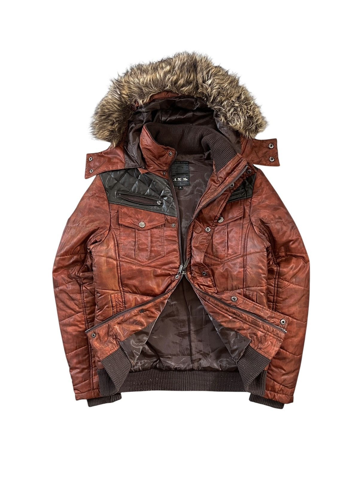 In The Attic In The Attic Puffer Jacket Fur Hooded Size US S / EU 44-46 / 1 - 1 Thumbnail