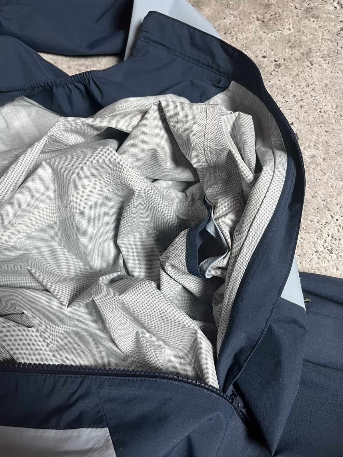 Other Scott Waterproof Shell Jacket Navy Gray M – Outdoor Hiking Size US M / EU 48-50 / 2 - 15 Thumbnail