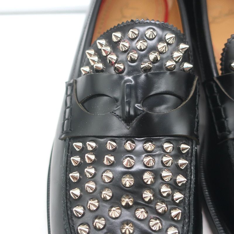 Christian Louboutin Christian Louboutin Montezupik Spike Loafers Black Size 41 Size US 8.5 / EU 41-42 - 6 Thumbnail