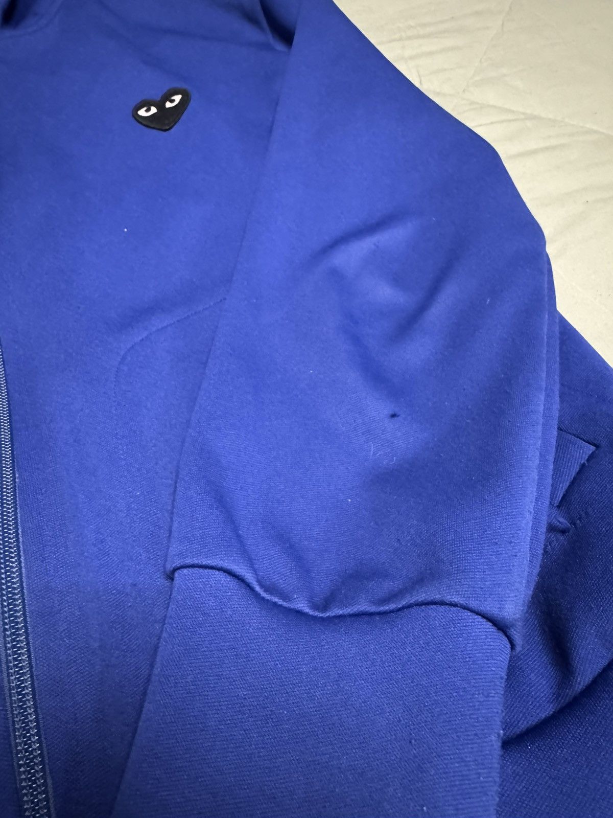 Comme des Garcons CDG Heart Printed Jersey Jacket Size M $140 Size US M / EU 48-50 / 2 - 3 Thumbnail