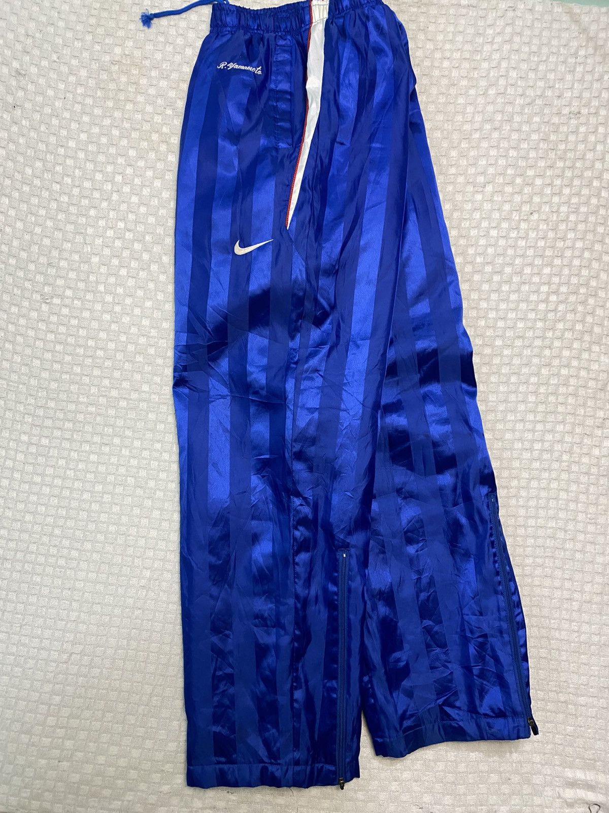 Billie Eilish × Nike 💥 VINTAGE NIKE 90S BAGGY WIDE LEG SWOOSH TRACK PANTS Y2K Size US 26 / EU 42 - 7 Thumbnail