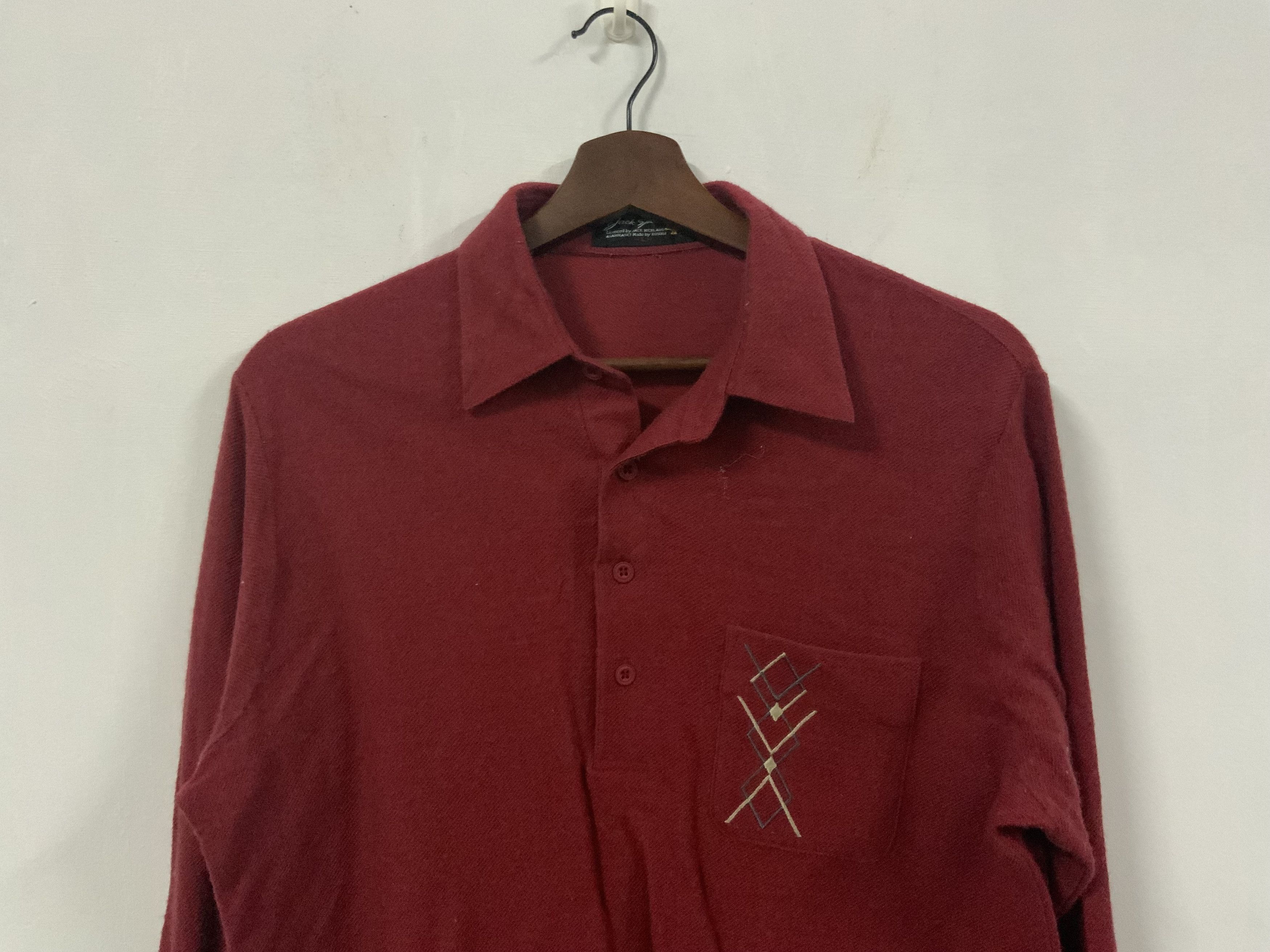 Japanese Brand Vintage Jack Nicklaus Japan Made Long Sleeve Collar Shirt Size US L / EU 52-54 / 3 - 3 Thumbnail