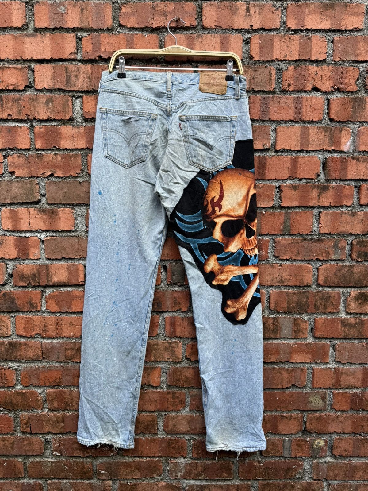 Levi's Vintage Clothing W33x34 vintage levi’s 501 made in USA custome 90s Size US 33 - 2 Thumbnail