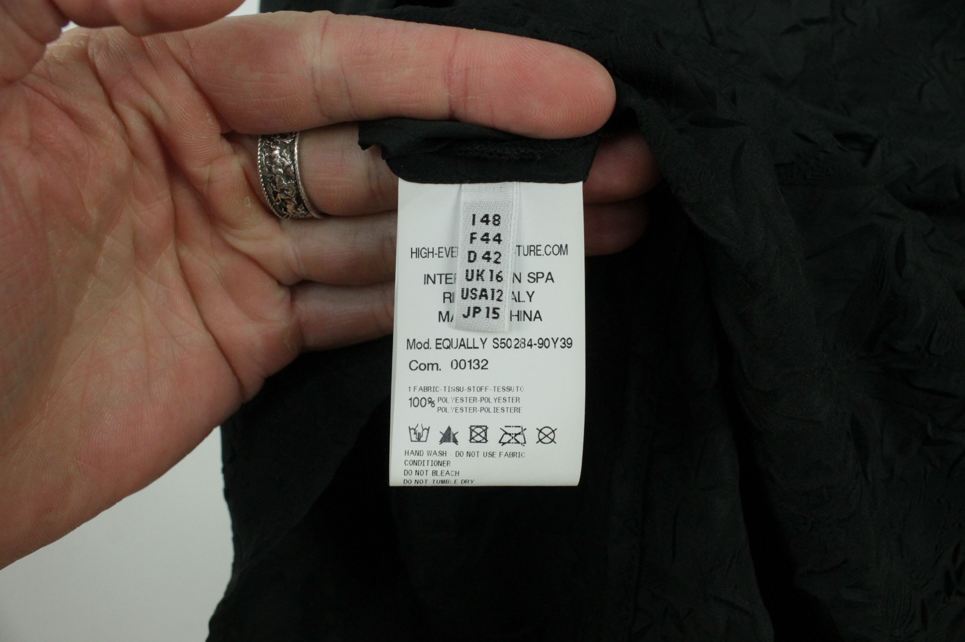 Other Beautiful High Everydaycouture Equally Black Shirt Size XL / US 12-14 / IT 48-50 - 9 Thumbnail