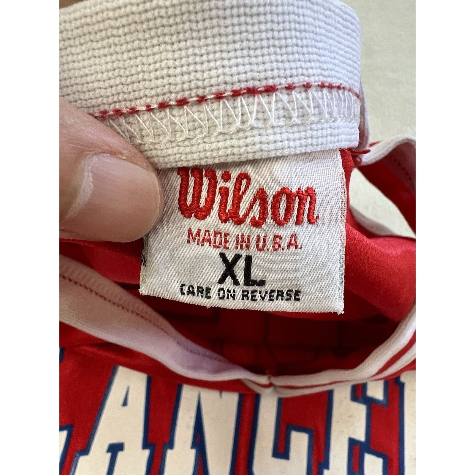 Wilson Vintage Wilson Made In USA Basketball Jersey Size XL “Lancer Size US XL / EU 56 / 4 - 5 Thumbnail