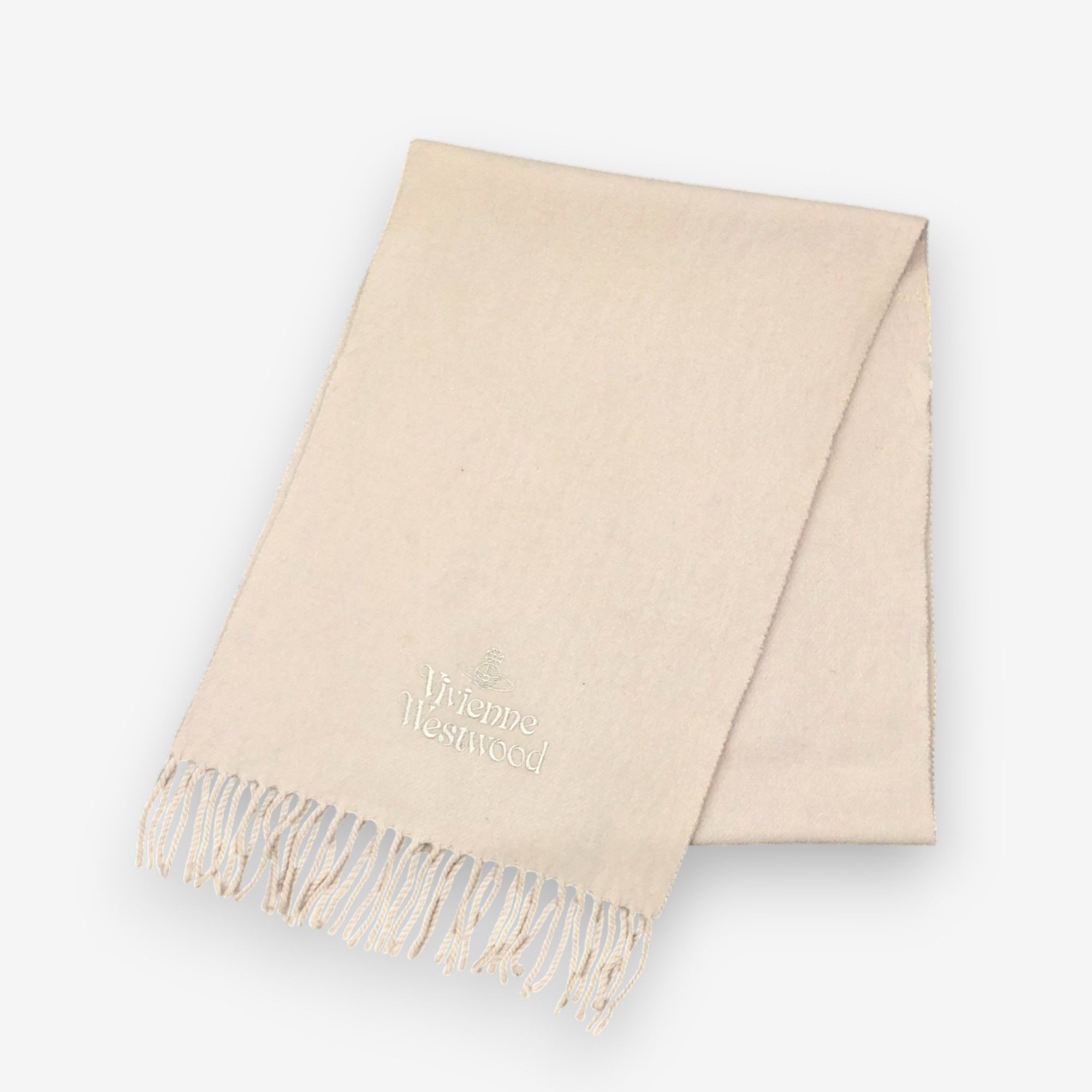 Japanese Brand Vintage Vivienne Westwood Scarf Muffler Orbs Wool Scarves Size ONE SIZE - 3 Thumbnail