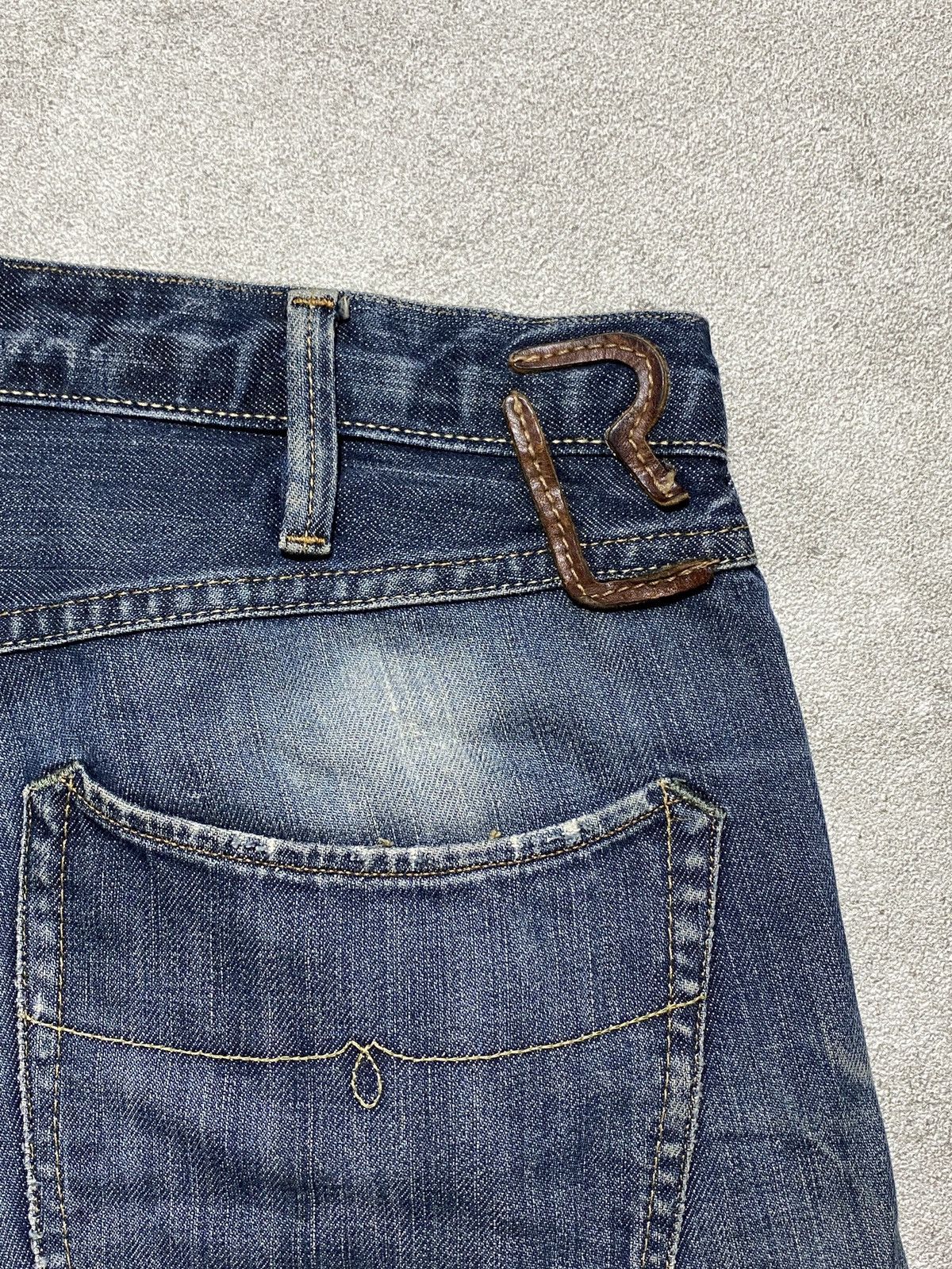 Polo Ralph Lauren 2000s Polo RL Ralph Lauren Distressed Low Bootcut Jeans Size US 34 / EU 50 - 3 Thumbnail